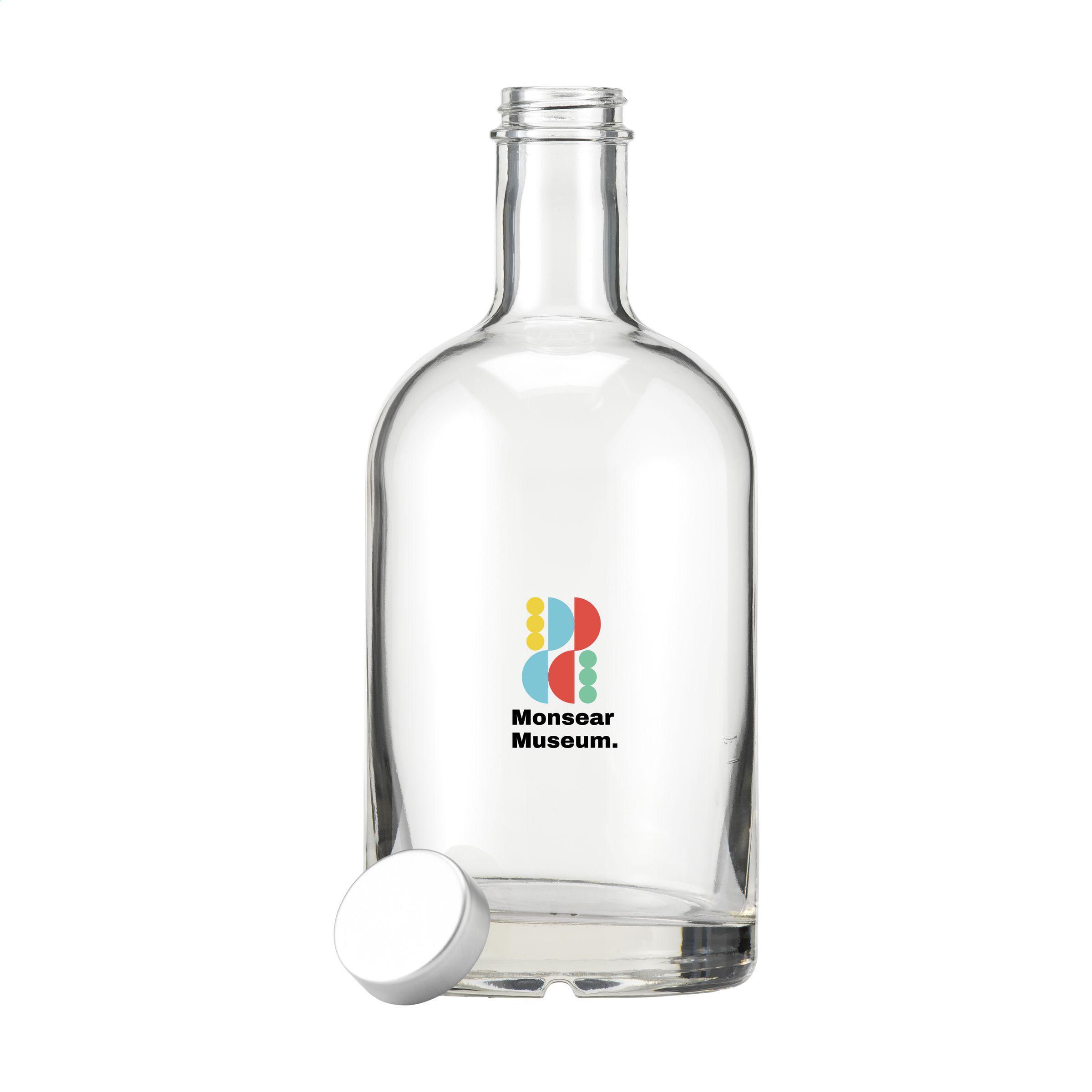 Glas-Trinkflasche Helsinki 700 ml mit Schraubverschluss, bedruckbar