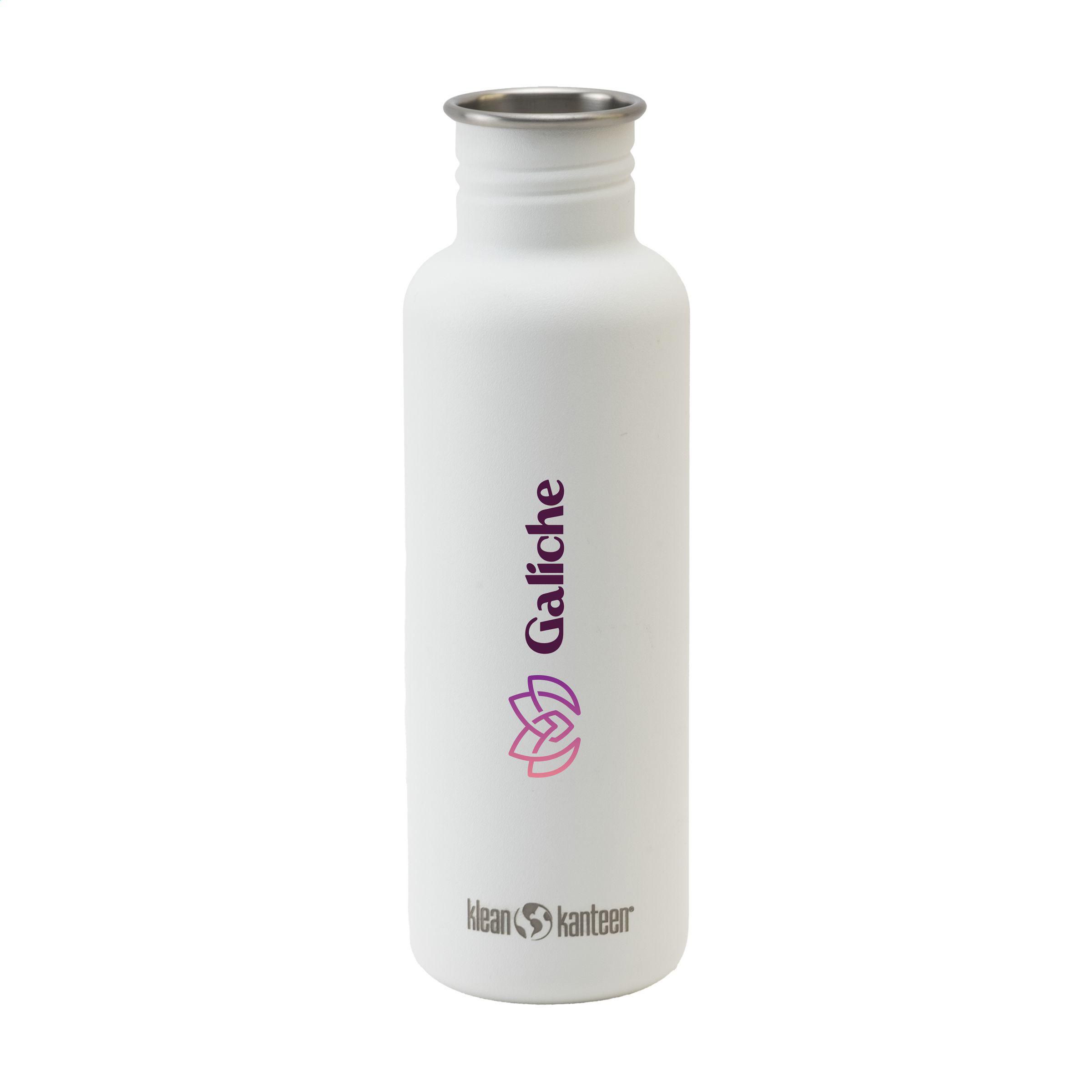 Klean Kanteen Classic Edelstahl-Trinkflasche 800 ml mit Sport Cap