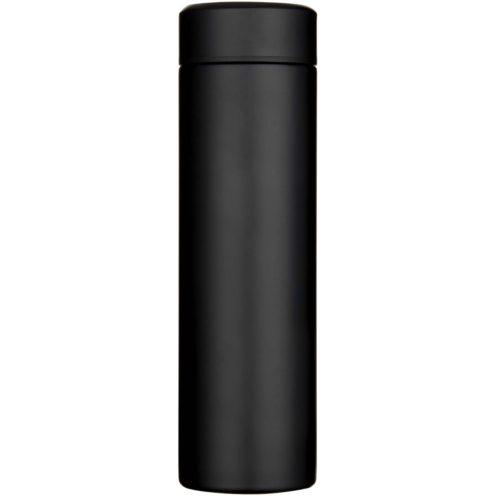 Edelstahl Isolierflasche 450 ml Taylor mit Teesieb – Doppelwand, bedruckbar