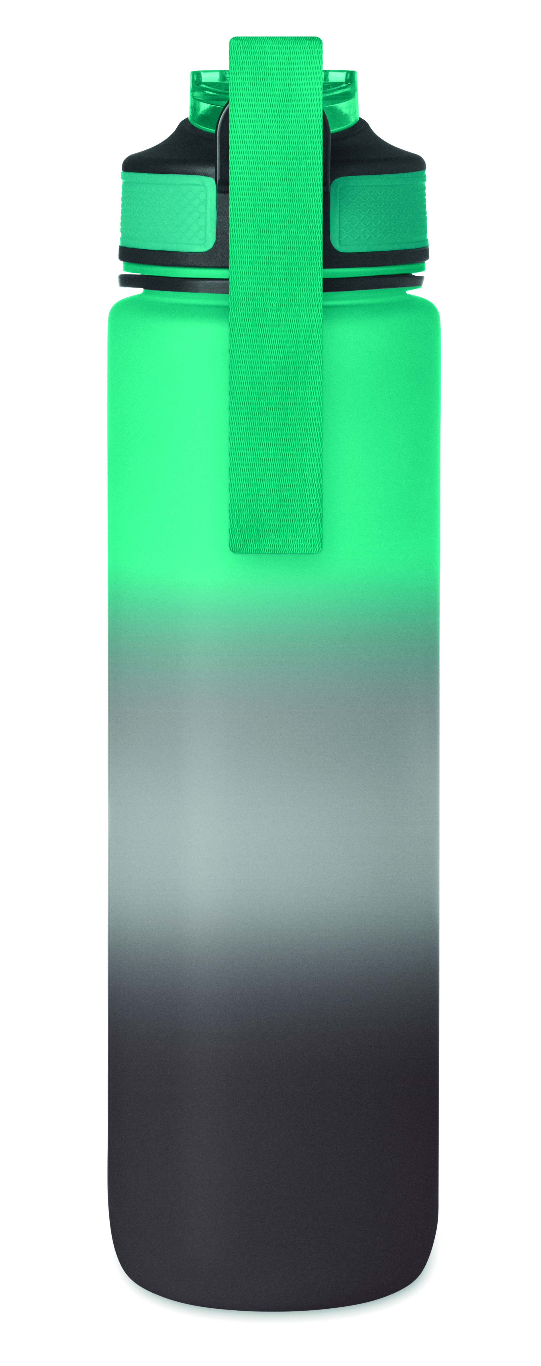Sport-Trinkflasche RPET 1L ACTIVATE mit Trinkhalm & Zeitmarkierung