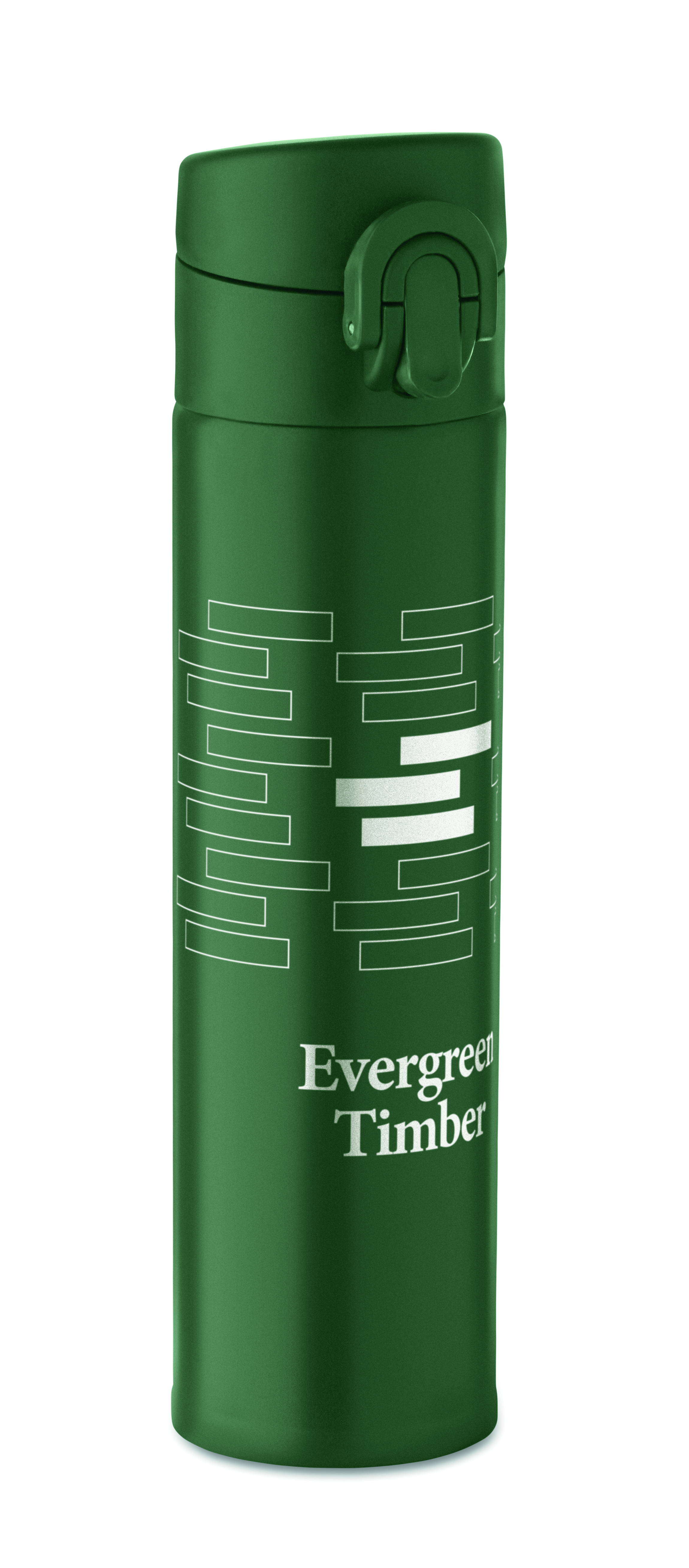 Doppelwandige Trinkflasche 300 ml aus recyceltem Edelstahl, bedruckbar
