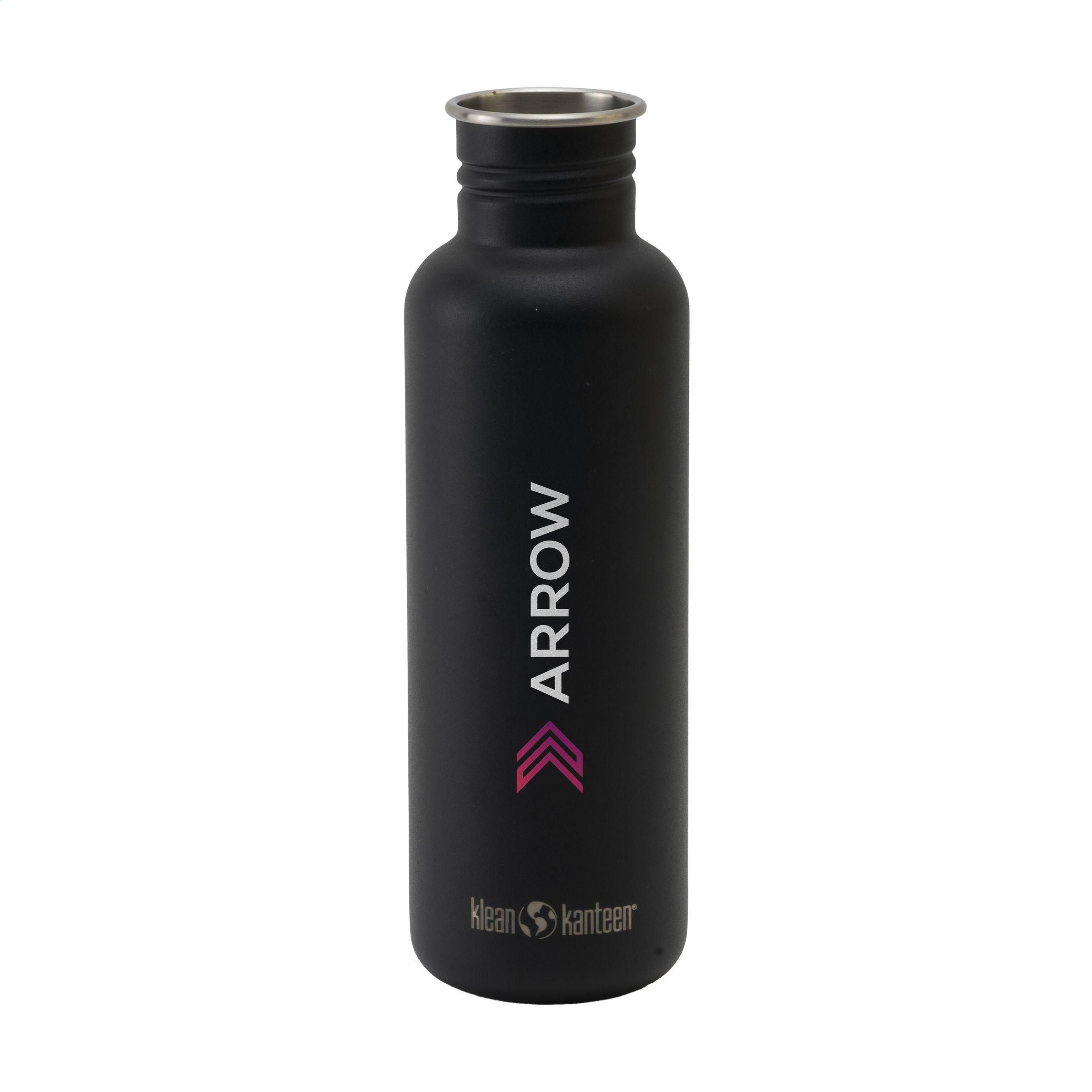 Klean Kanteen Classic Edelstahl-Trinkflasche 800 ml mit Sport Cap