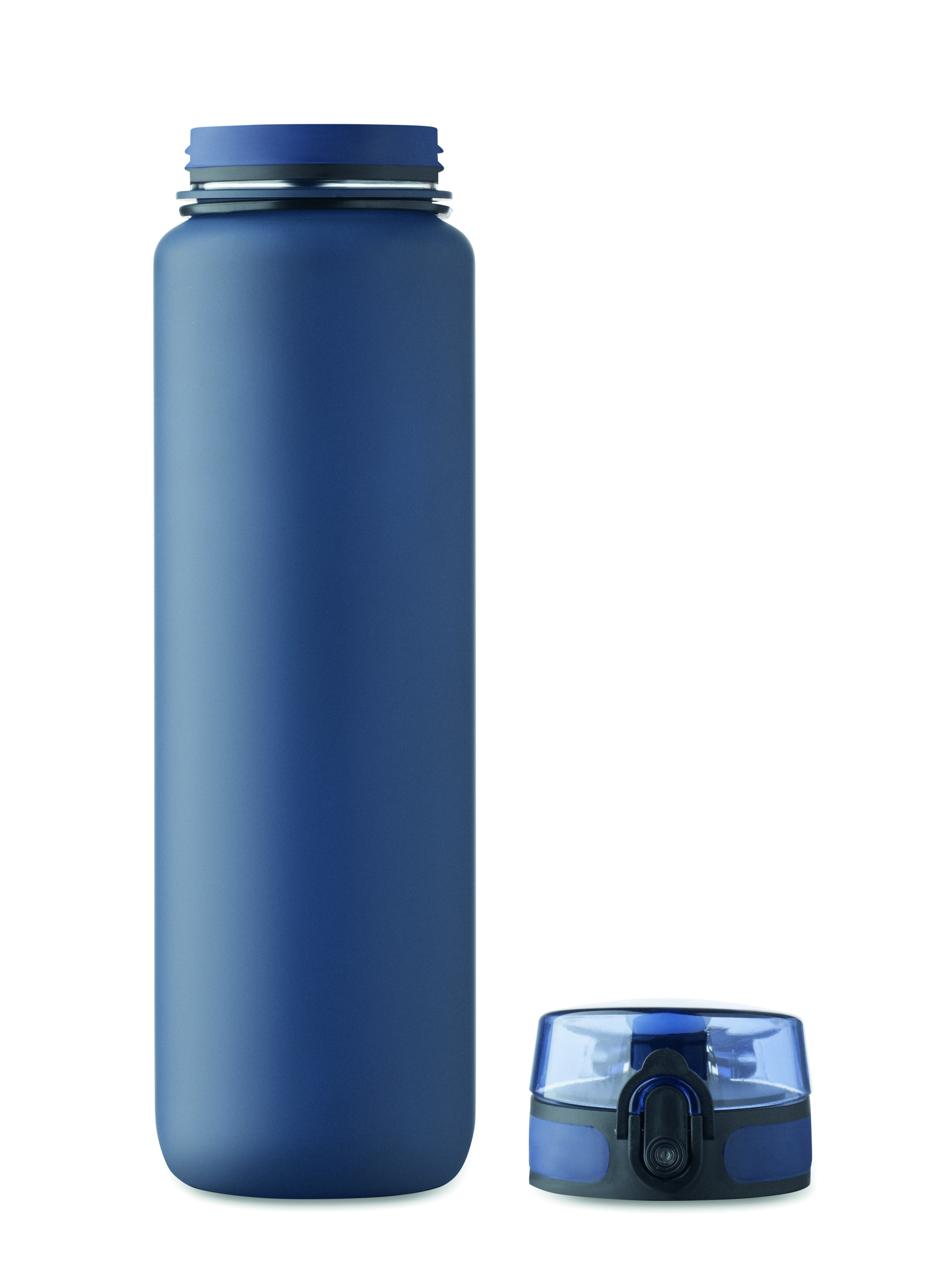 Sport-Trinkflasche RPET 1L ISFORDEN MARK – bedruckbar, mit Trageriemen