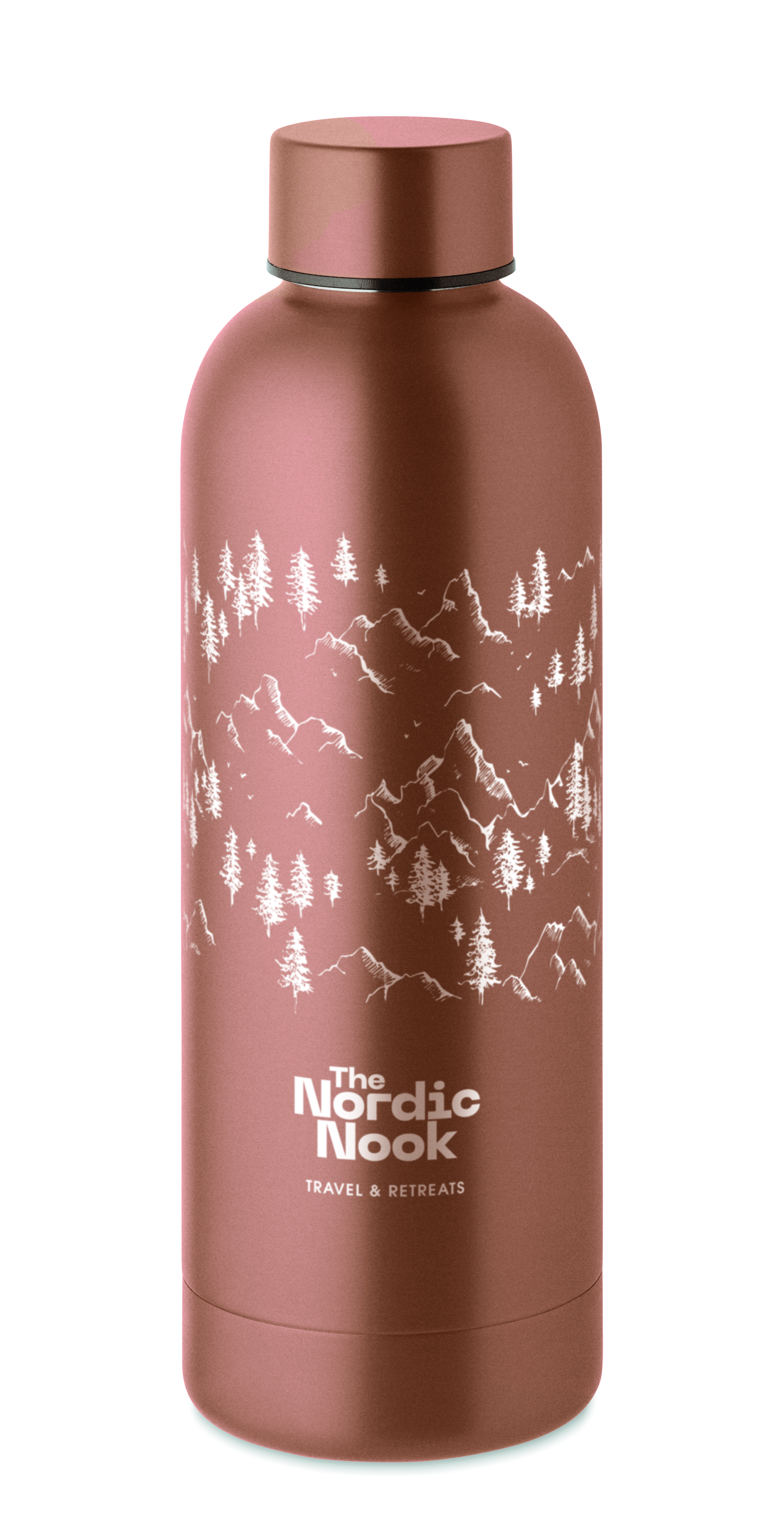 Edelstahl-Trinkflasche ATHENA 500 ml – doppelwandig isoliert, bedruckbar
