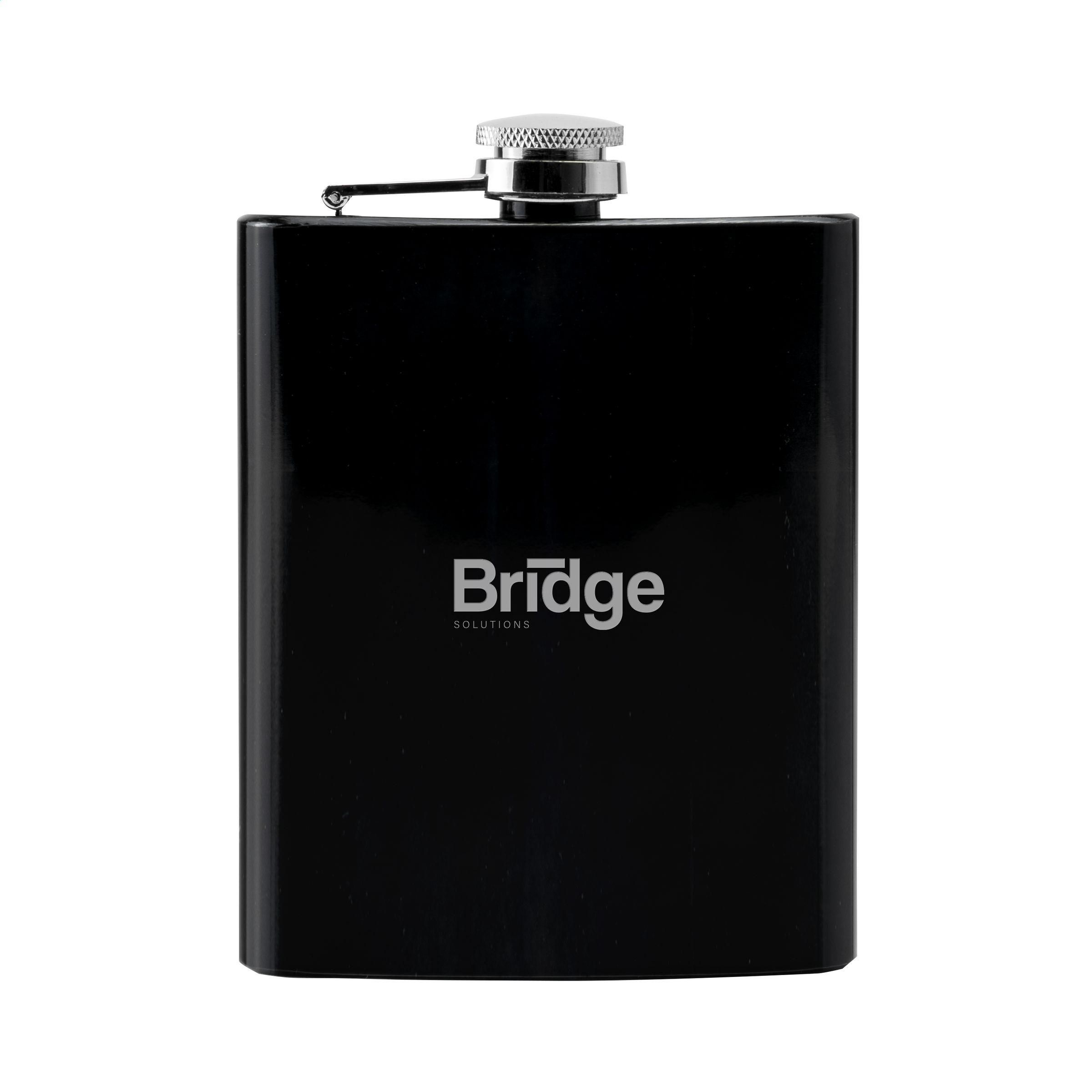 Flachmann HipFlask 200 ml Edelstahl, gebürstet – bedruckbar