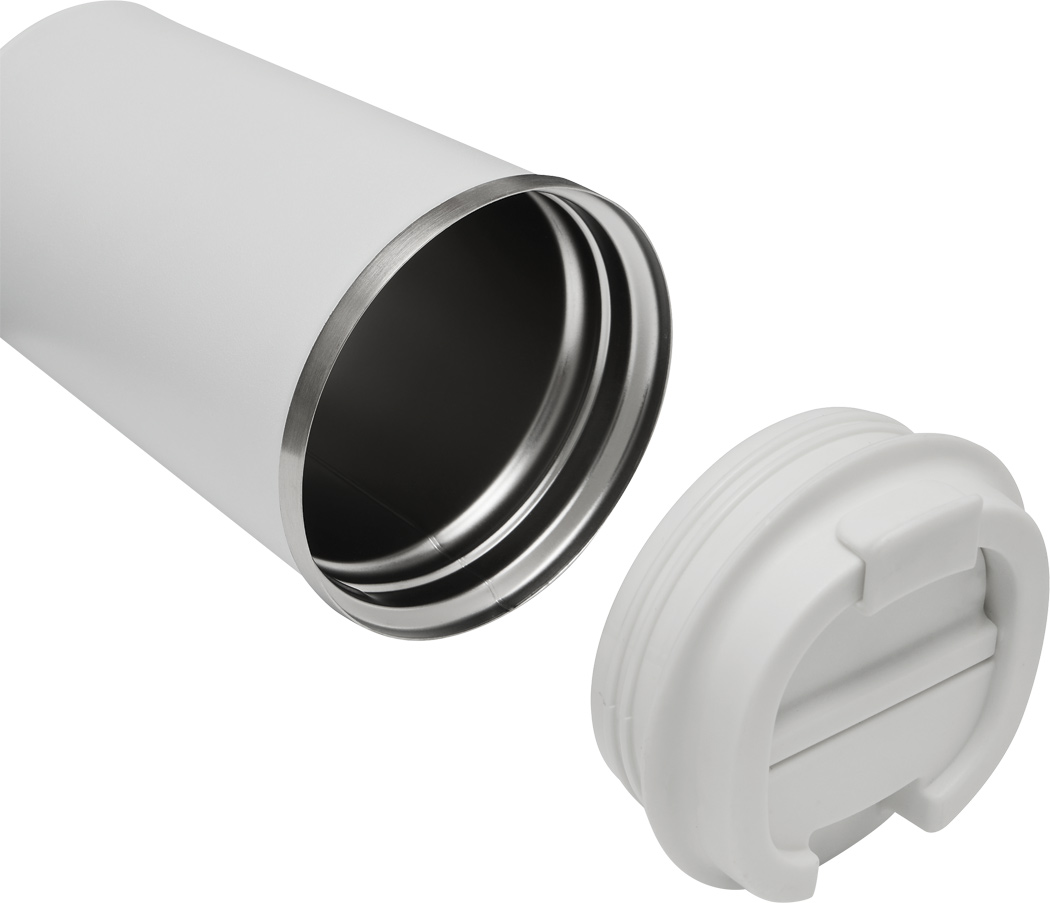 Vakuum-Isolierbecher VELOMUG 350 ml Edelstahl, doppelwandig, bedruckbar