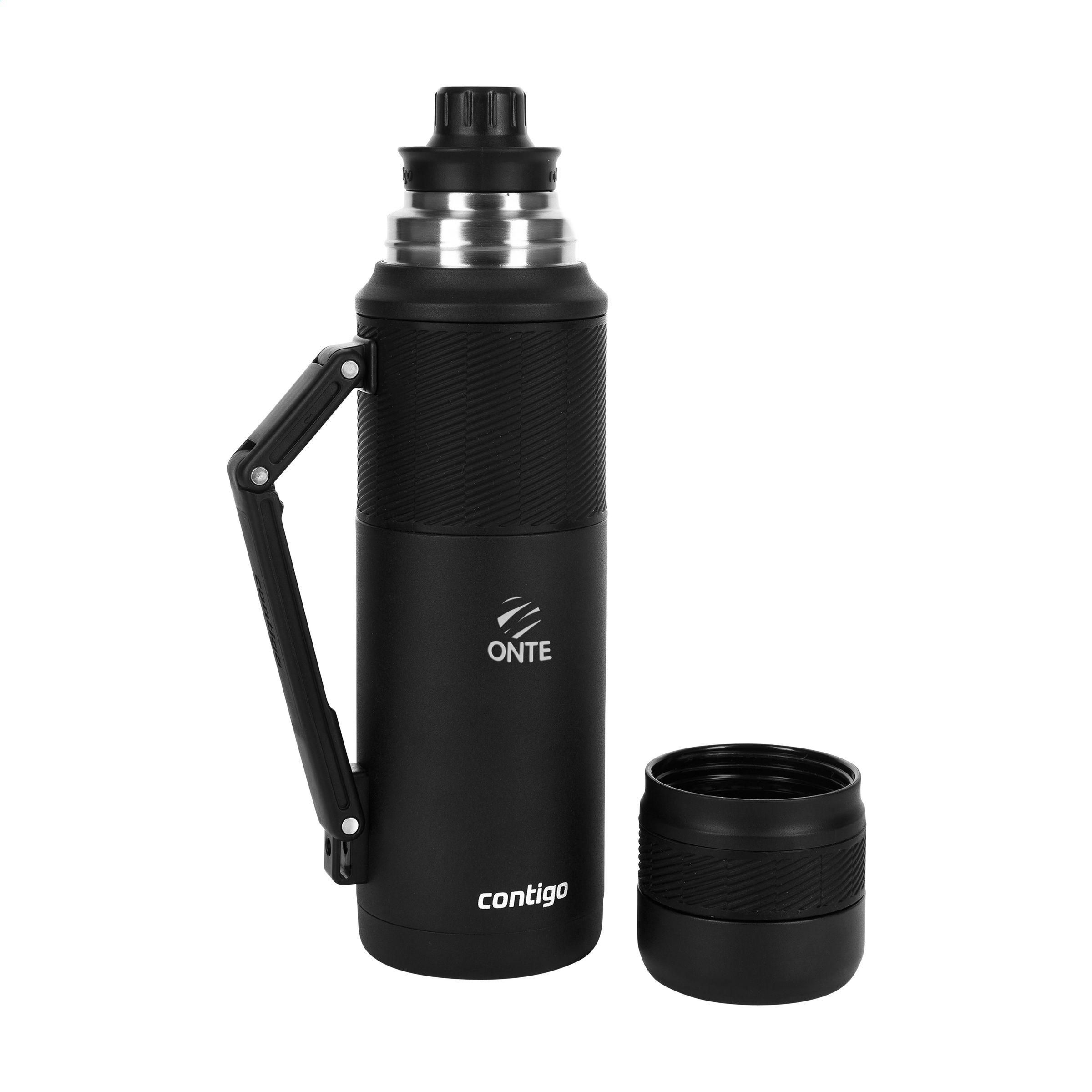 Contigo® Thermosflasche 1,2 L Edelstahl – bedruckbar als Werbeartikel