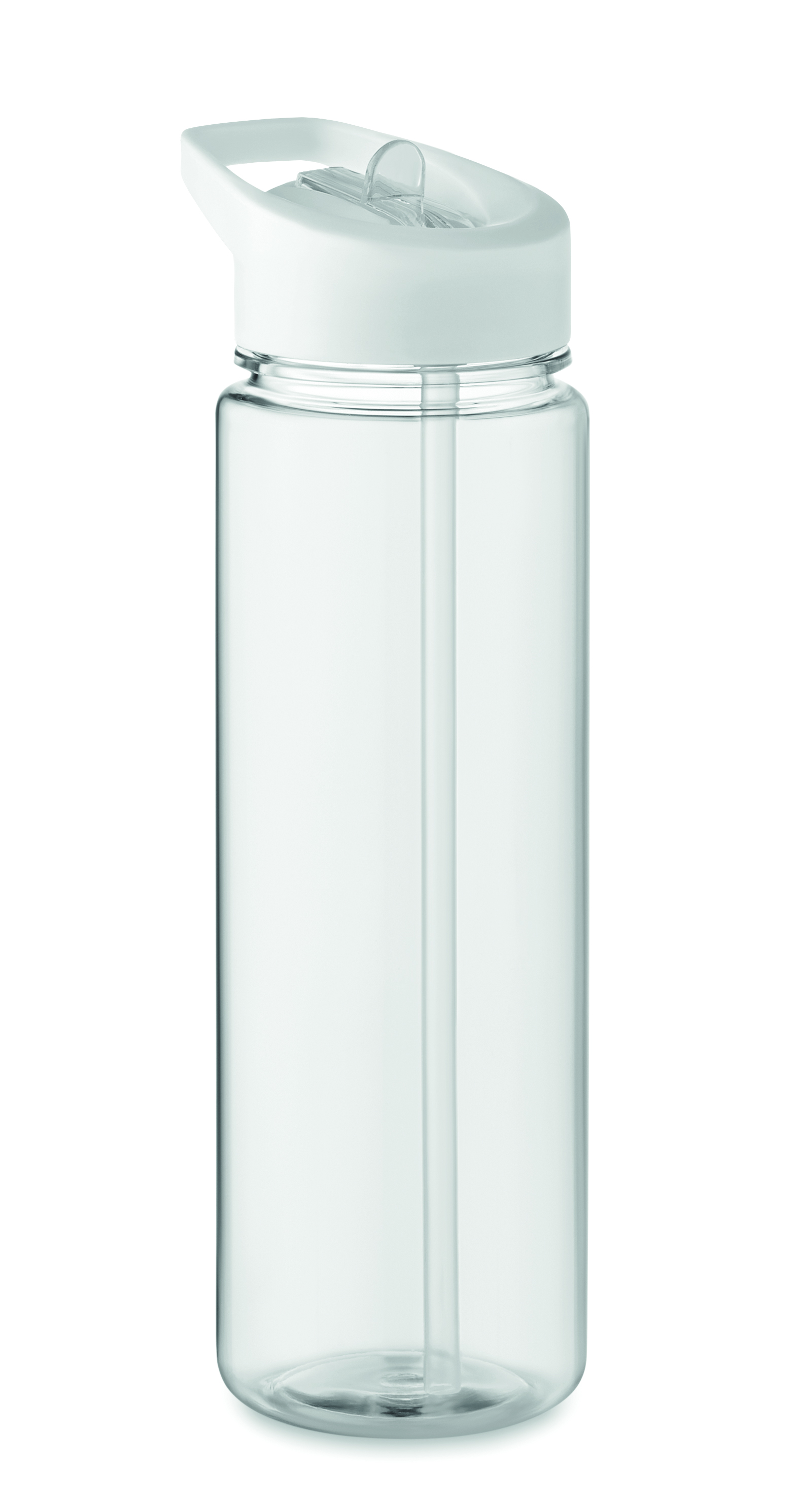Trinkflasche RPET 650 ml ALABAMA mit Trinkhalm – bedruckbar