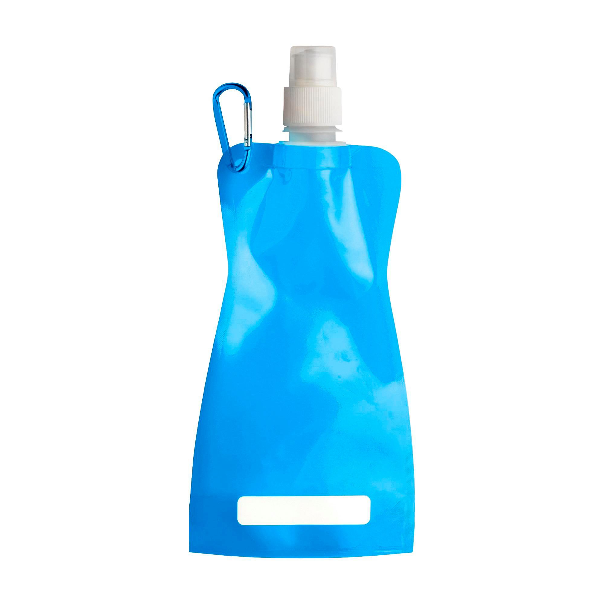 Faltbare Trinkflasche Bailey aus Kunststoff, ca. 400 ml, mit Karabiner