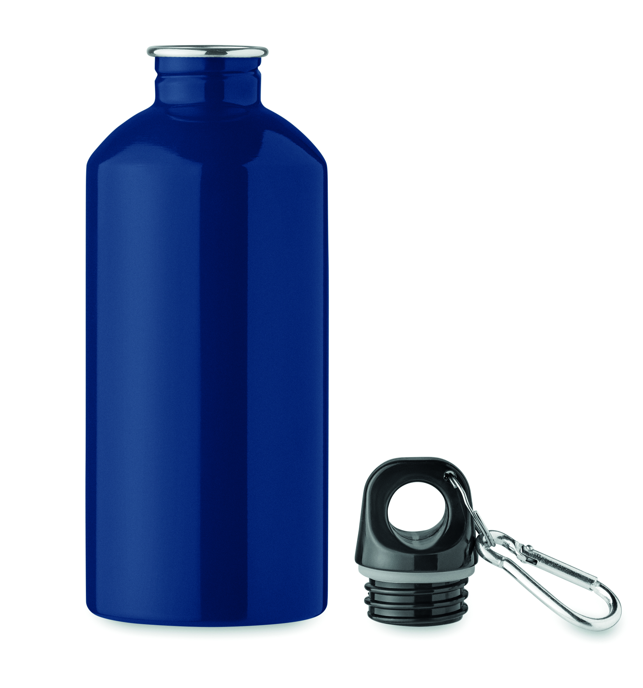 Trinkflasche Edelstahl 500 ml REMID MOSS mit Karabiner, bedruckbar