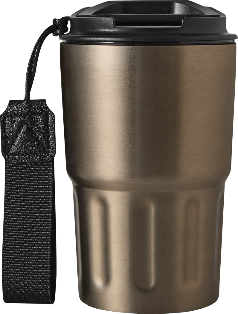 Vakuum-Trinkbecher TRAVEL MUG Edelstahl 400 ml, doppelwandig – bedruckbar