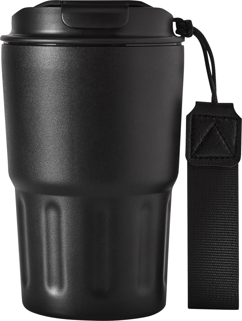 Vakuum-Trinkbecher TRAVEL MUG Edelstahl 400 ml, doppelwandig – bedruckbar