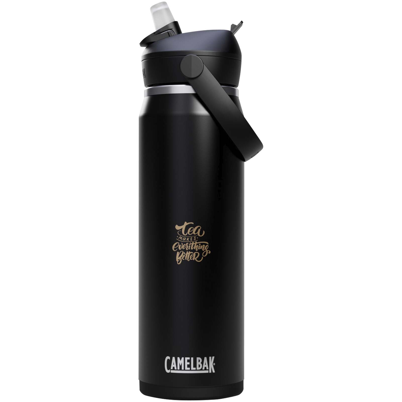 Camelbak® Thrive Flip Edelstahl Trinkflasche 740 ml mit Strohhalm