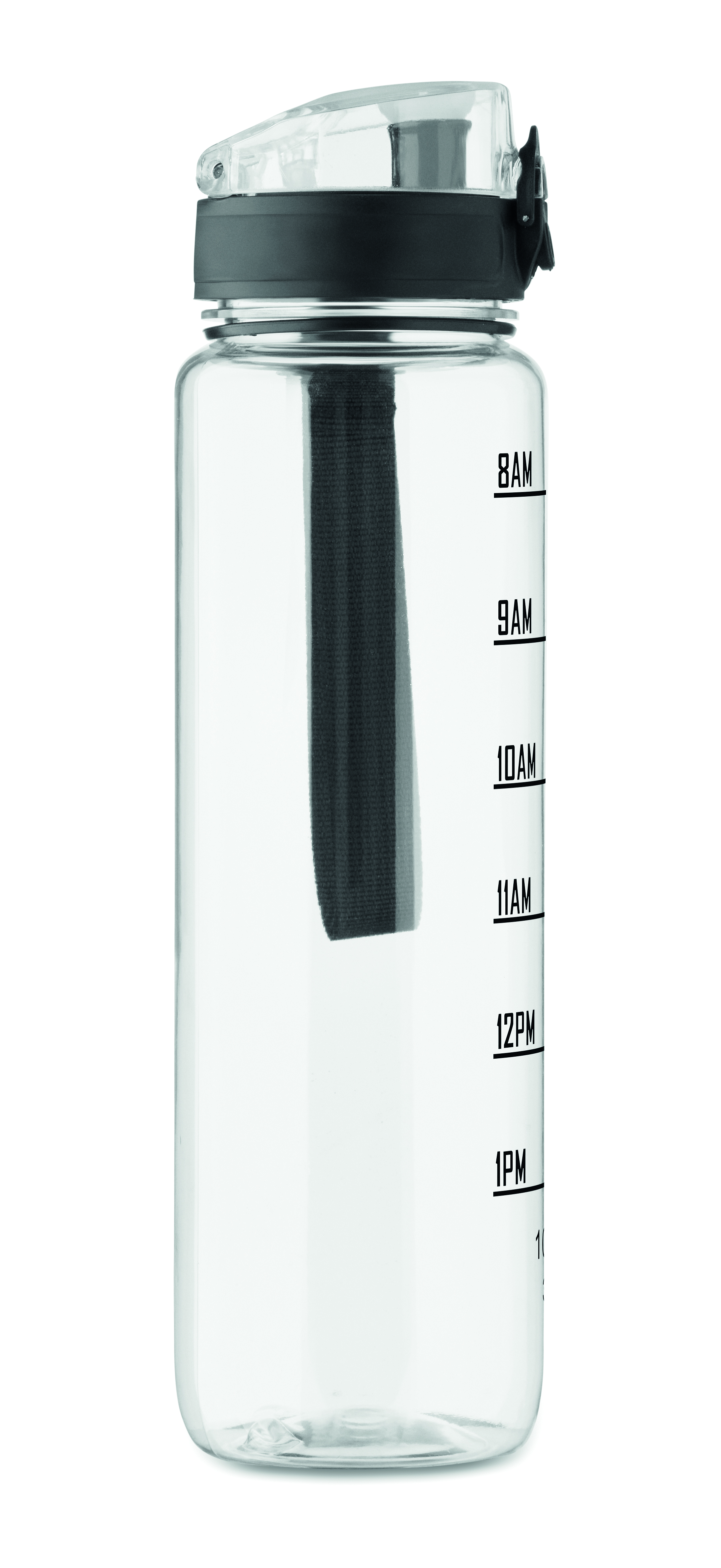 Sport-Trinkflasche RPET 1L ISFORDEN MARK – bedruckbar, mit Trageriemen