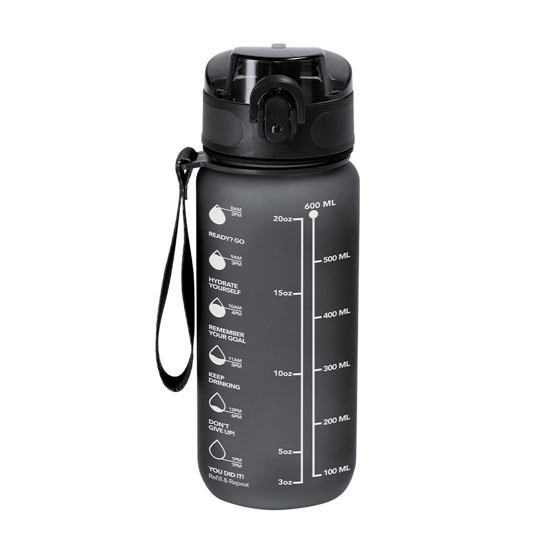 Trinkflasche Dalbin 750 ml aus RPET mit Federdeckel, BPA-frei