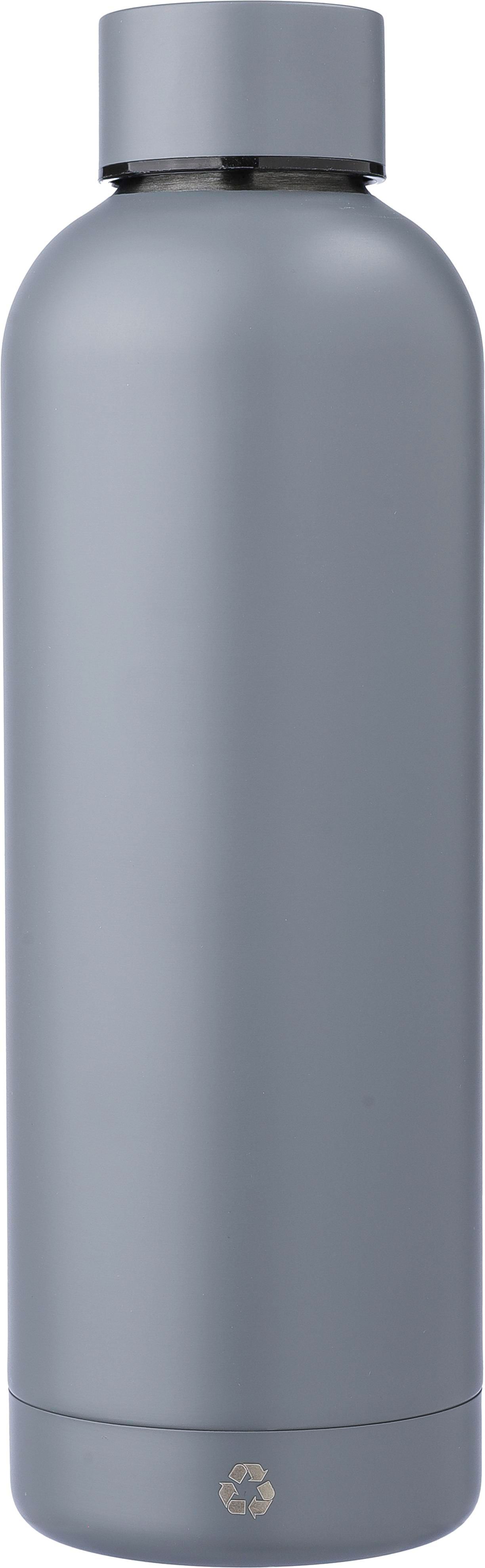 Edelstahl-Trinkflasche recycelt, 500 ml, doppelwandig, bedruckbar