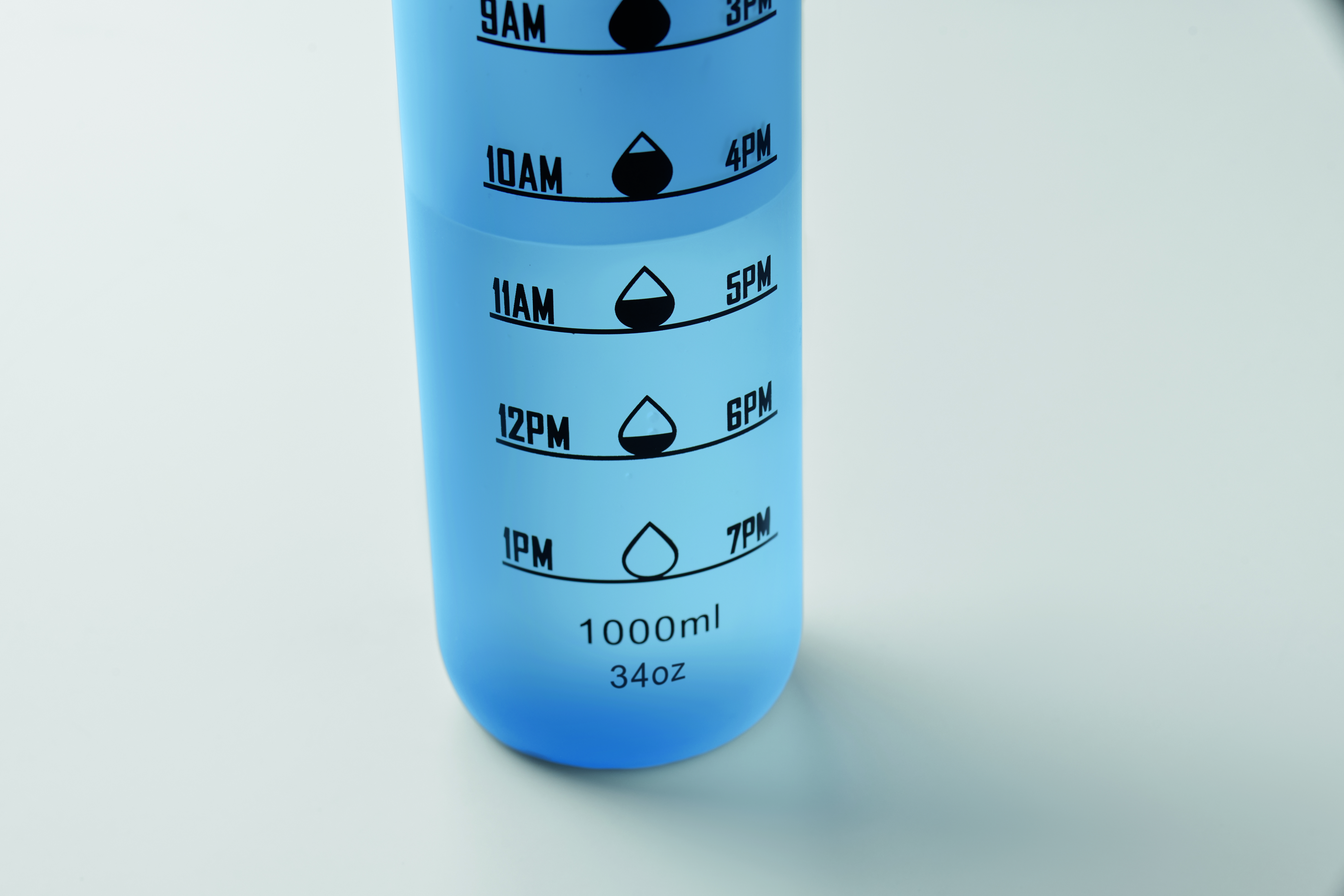 Sport-Trinkflasche RPET 1L ISFORDEN MARK – bedruckbar, mit Trageriemen