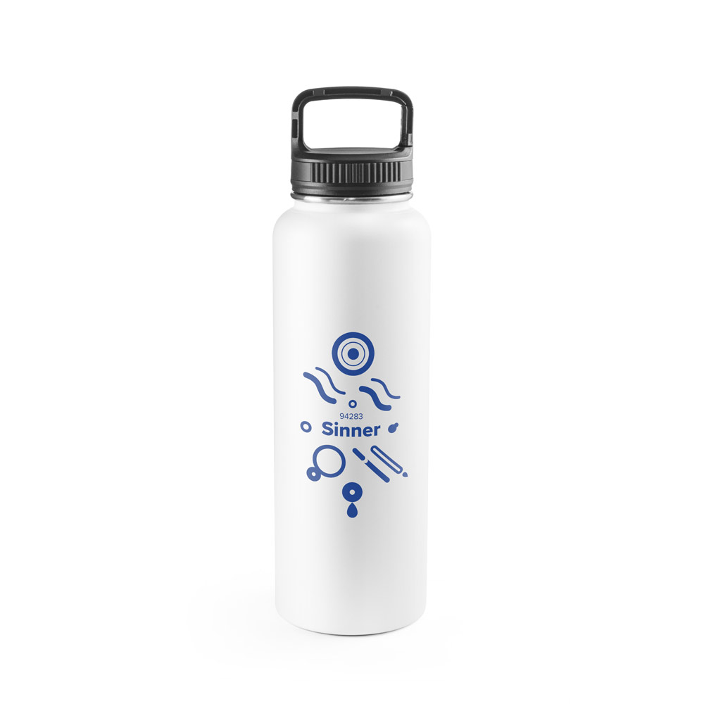 SINNER Edelstahl-Sportflasche 1200 ml, vakuumisoliert – bedruckbar