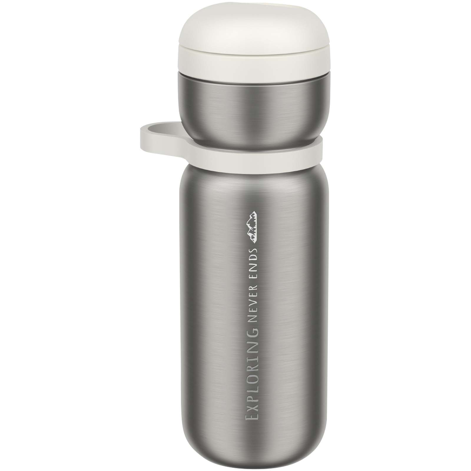 Thermo-Sportflasche Mepal Twist 600 ml Edelstahl mit Strohhalm