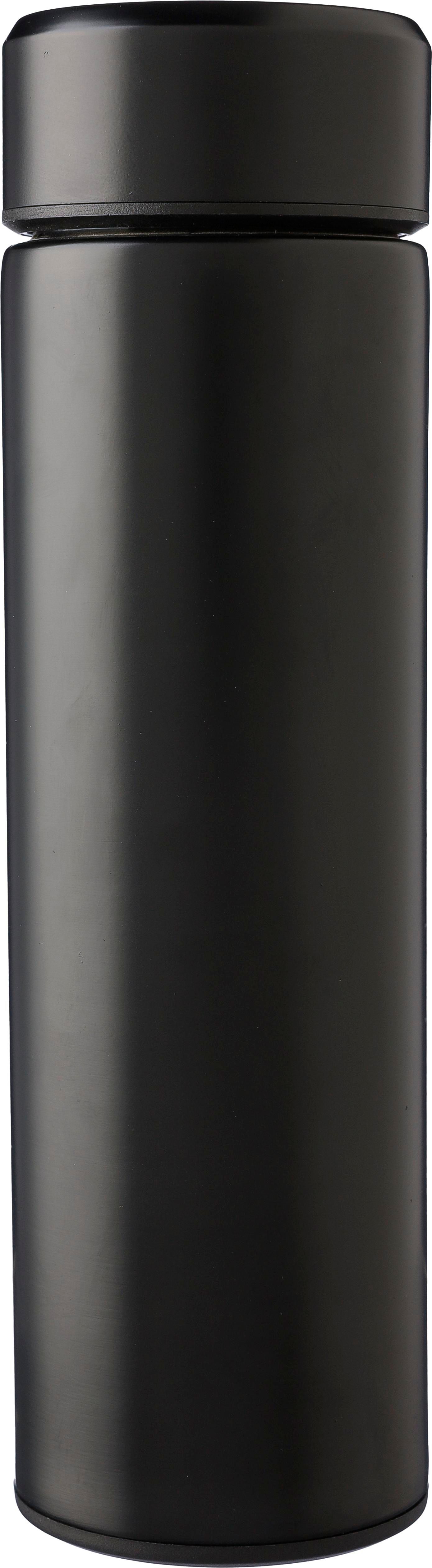 Edelstahlflasche 425 ml Mary – doppelwandig mit Teesieb, bedruckbar