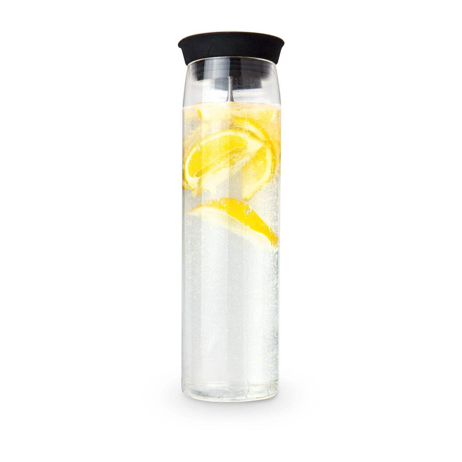 ROMINOX® Glaskaraffe Silika 1000 ml aus Borosilikatglas, bedruckbar