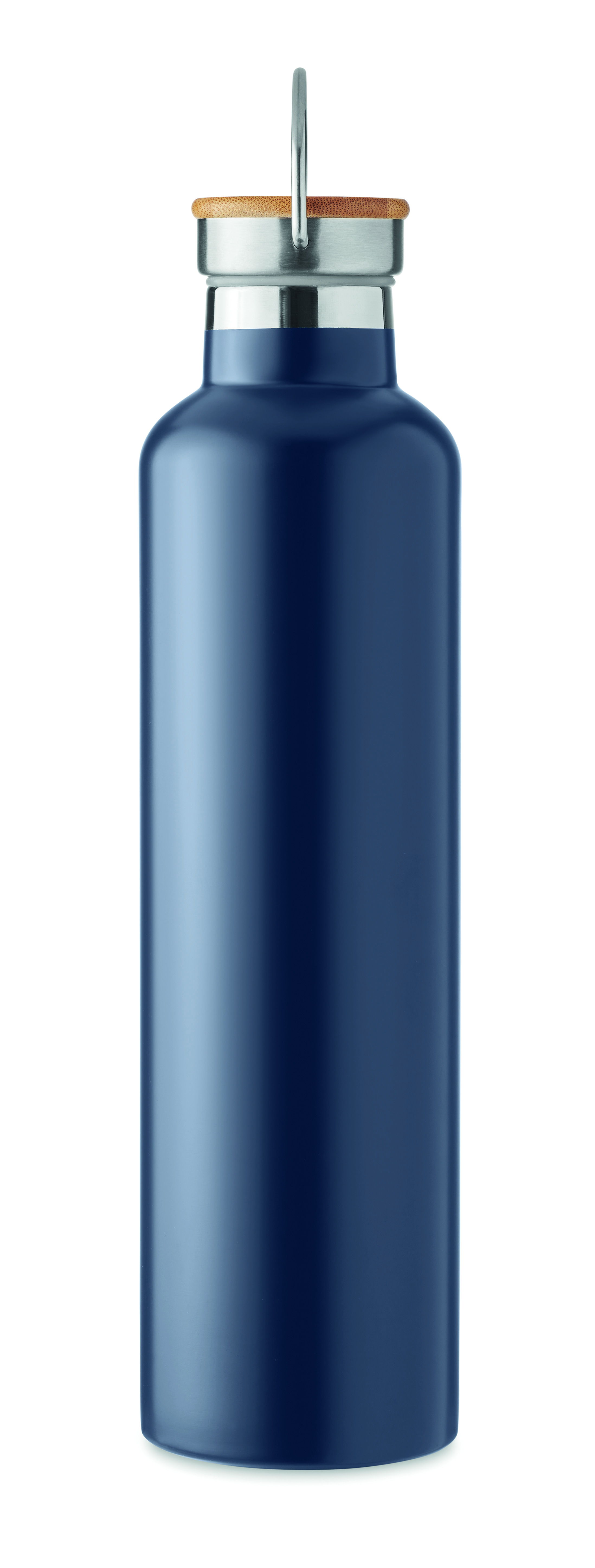 Isolierflasche 1000 ml HELSINKI LARGE – Edelstahl mit Bambusdeckel