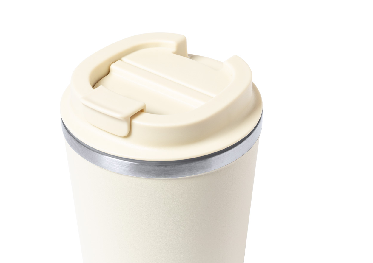 Thermobecher Indicut 350 ml – doppelwandig, Edelstahl, bedruckbar
