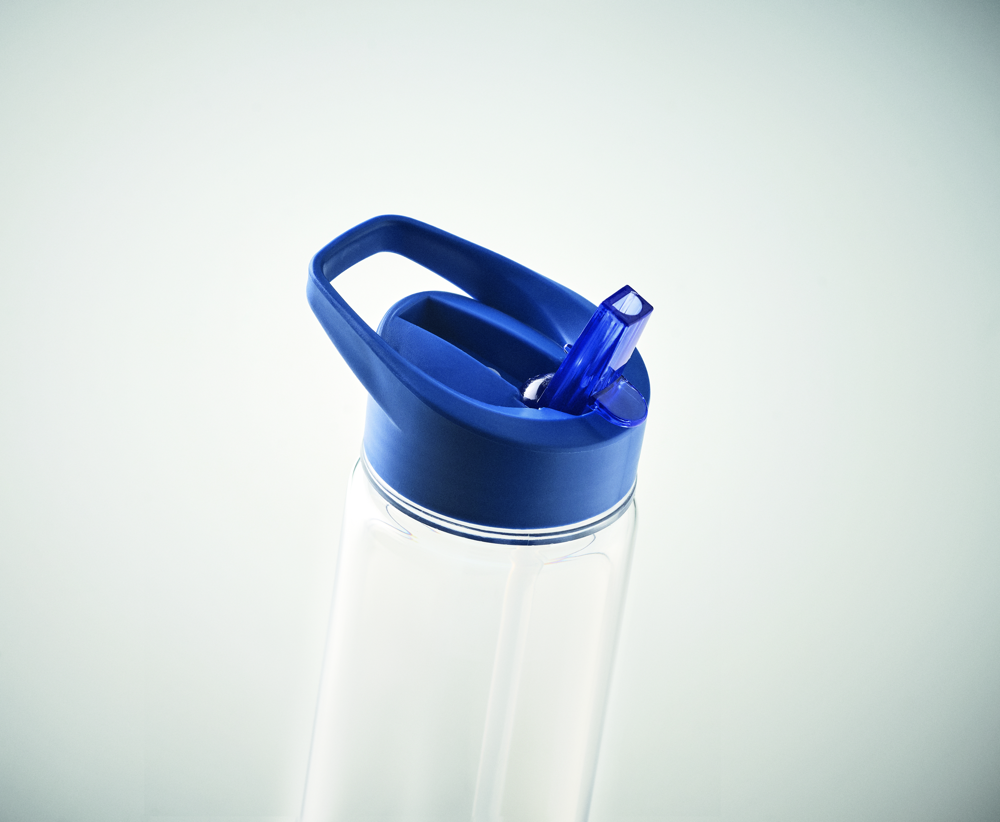 Trinkflasche RPET 650 ml ALABAMA mit Trinkhalm – bedruckbar