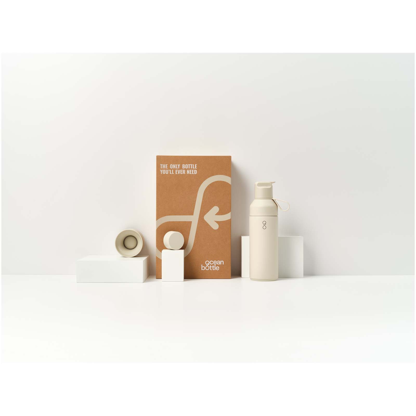 Ocean Bottle 3-in-1 Set 500 ml – Edelstahl-Trinkflasche bedrucken