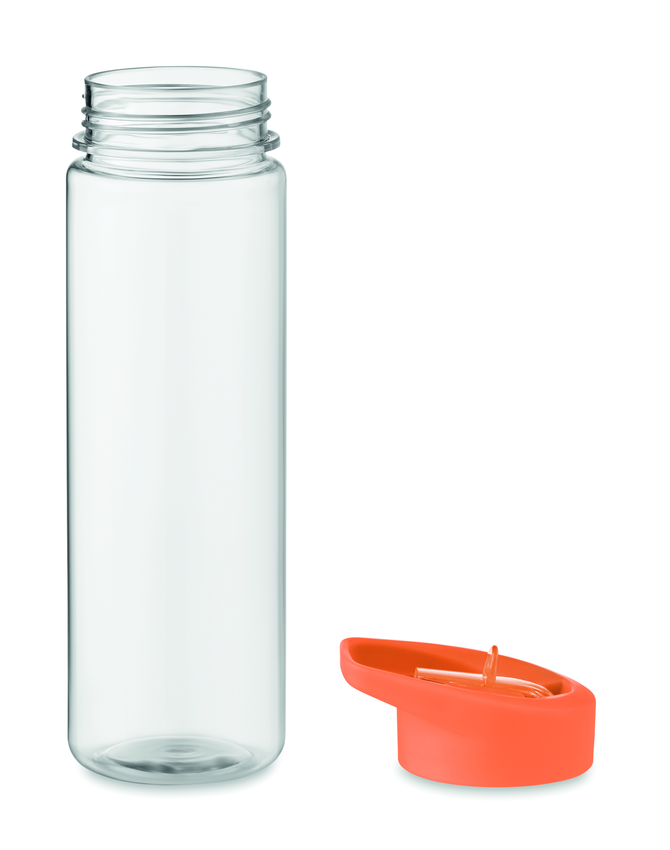 Trinkflasche RPET 650 ml ALABAMA mit Trinkhalm – bedruckbar