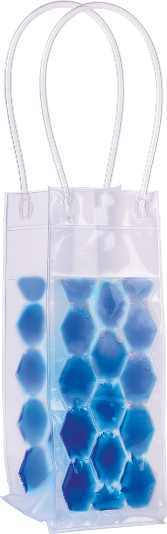 Kühltasche ICE CUBE aus PVC für Flaschen bis 1 L, bedruckbar