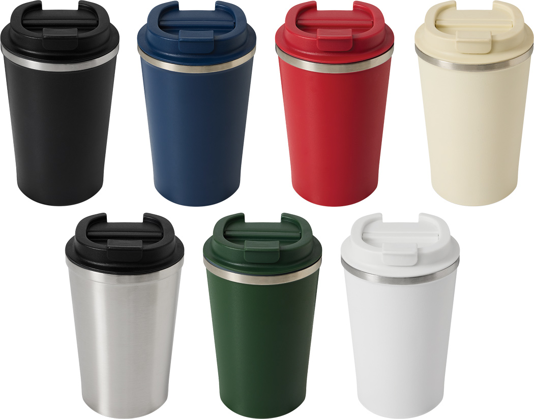 Vakuum-Isolierbecher VELOMUG 350 ml Edelstahl, doppelwandig, bedruckbar