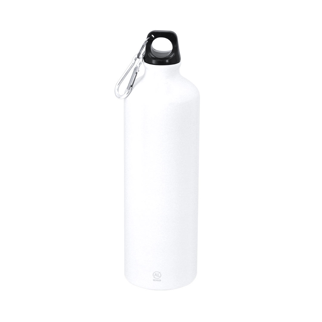 Trinkflasche Glaxon 800 ml aus recyceltem Aluminium, bedruckbar