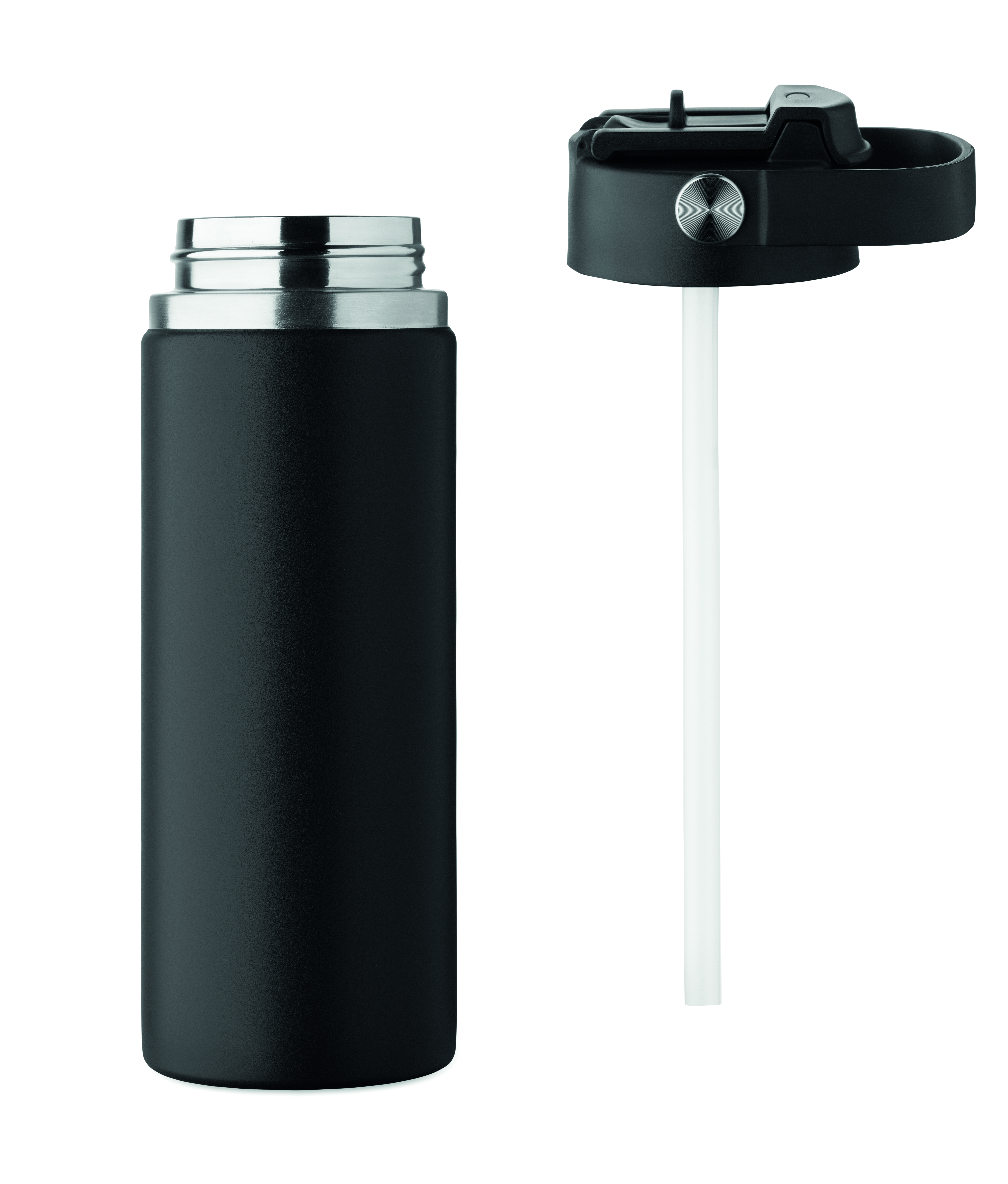 Isolierflasche 500 ml SUMA GRIP – Edelstahl, doppelwandig, bedruckbar