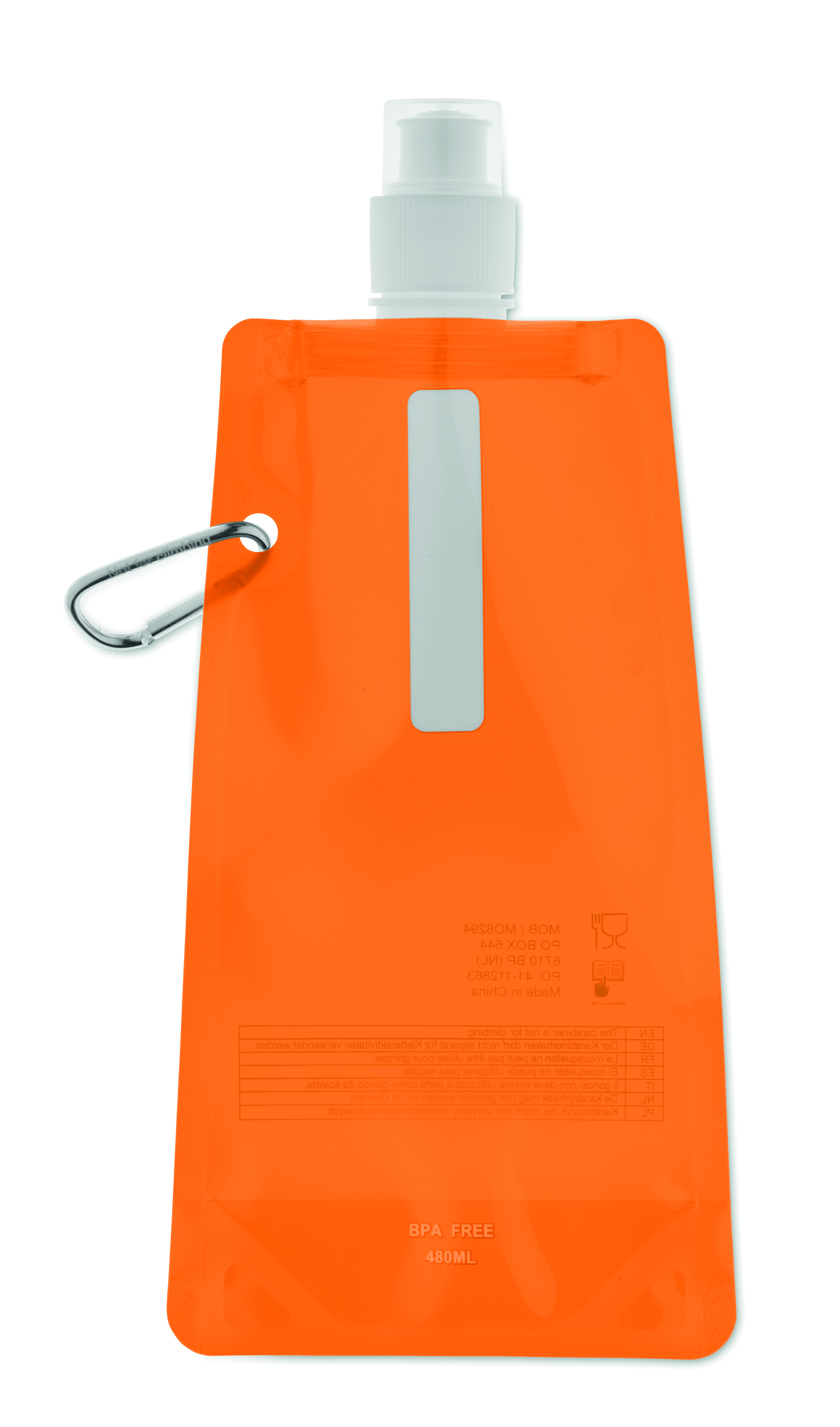 Transparent orange