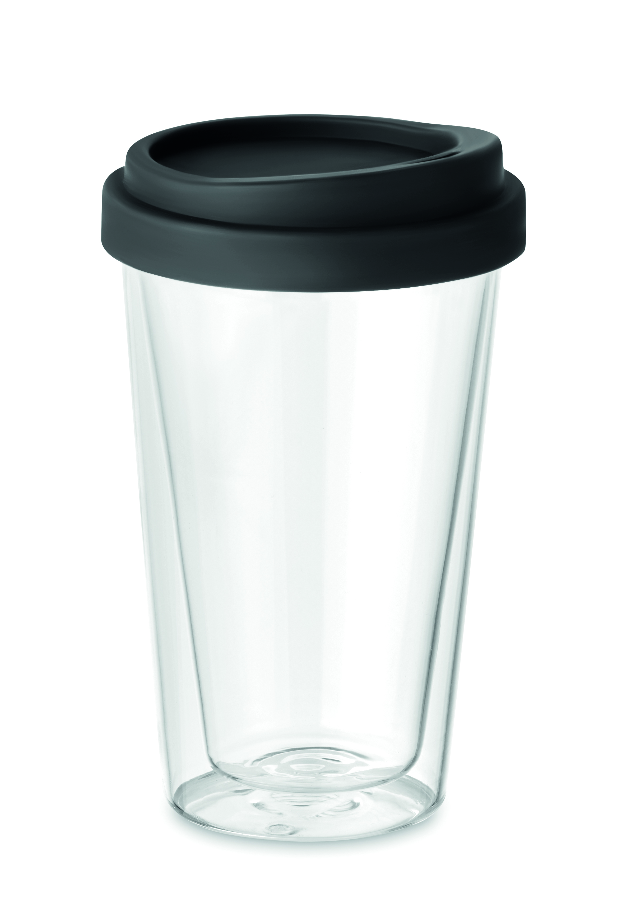 Borosilikat Trinkglas 350 ml doppelwandig – bedruckbar, Werbeartikel
