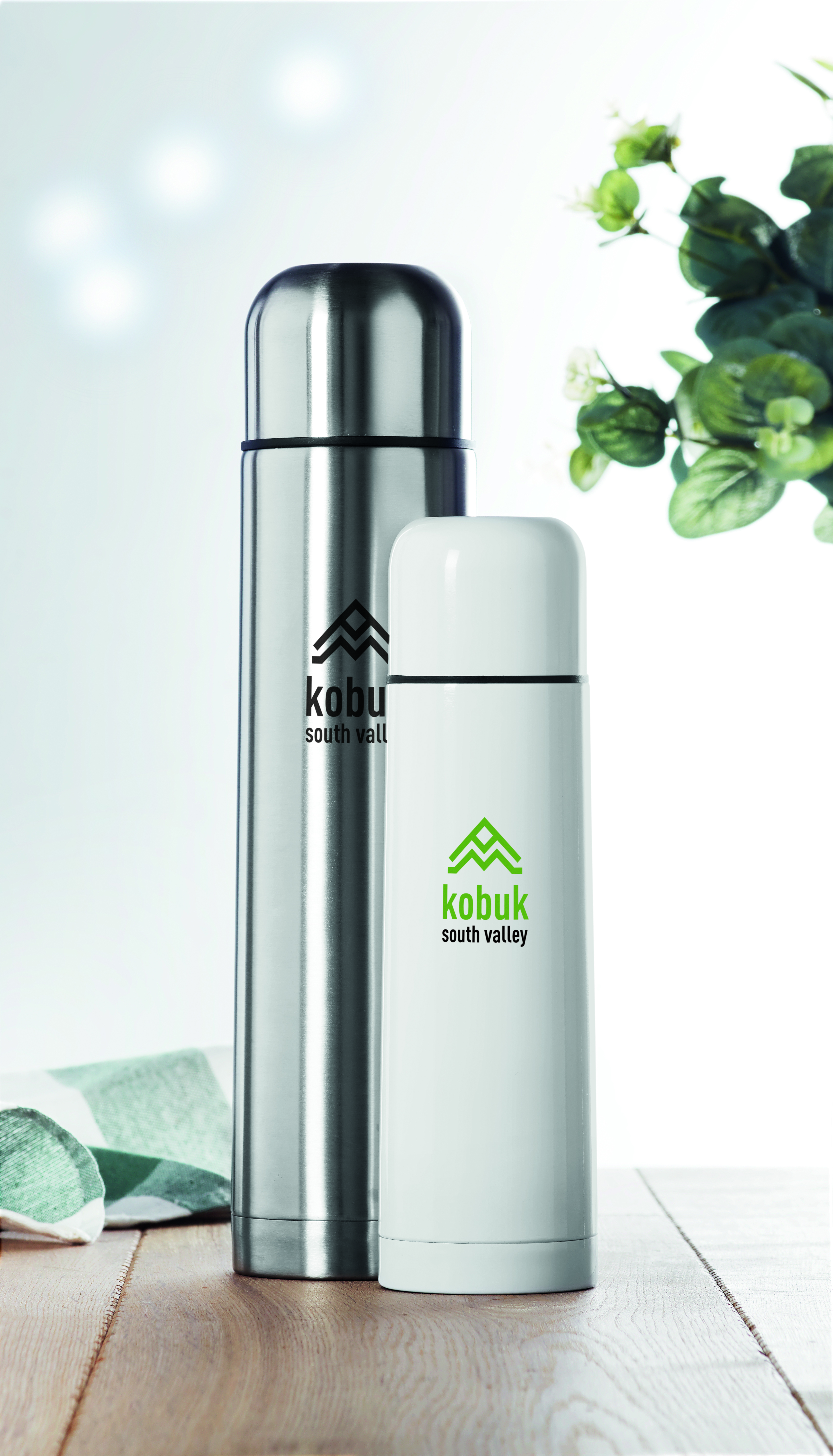 Isolierkanne Edelstahl 900 ml BIG CHAN – doppelwandig, bedruckbar