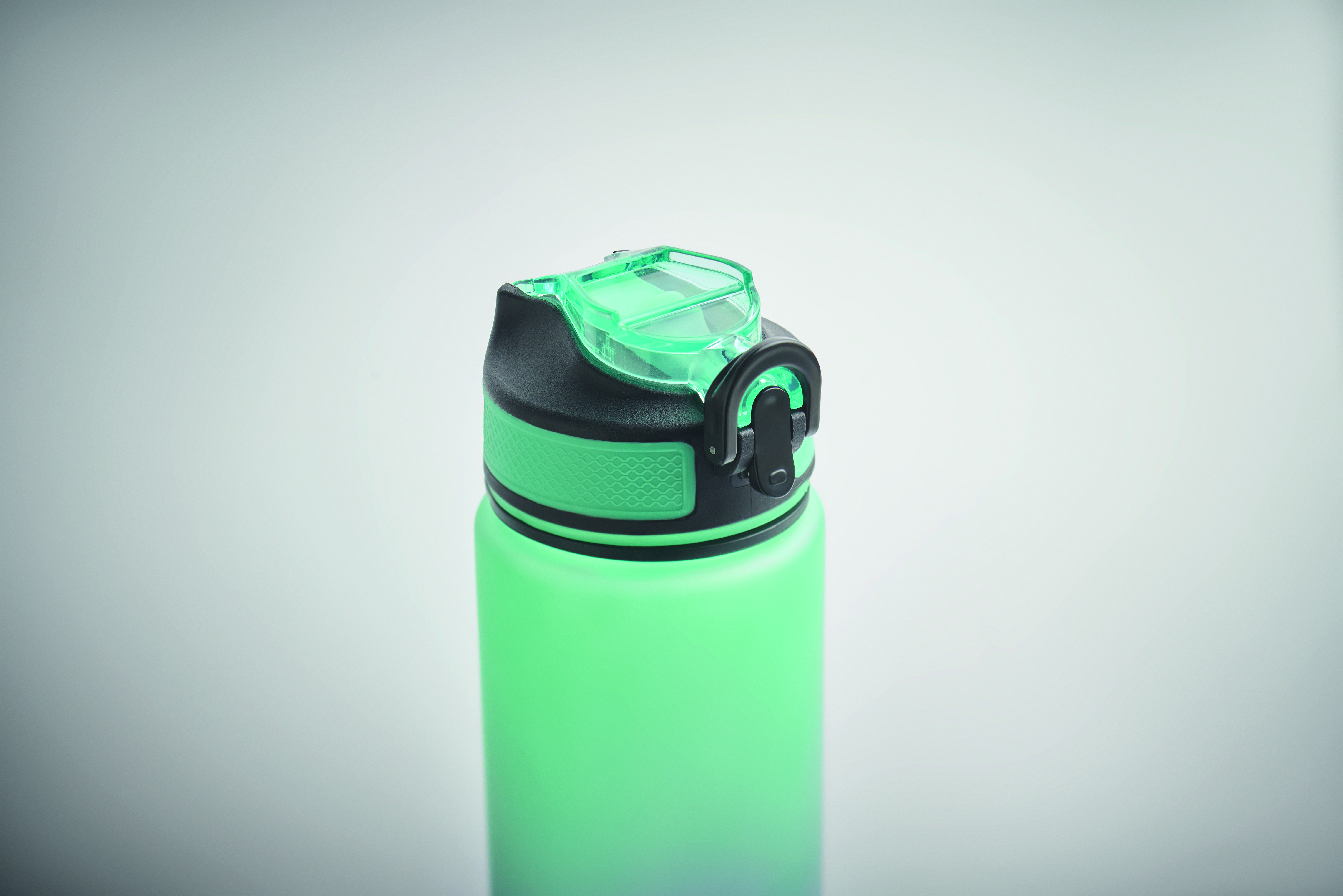 Sport-Trinkflasche RPET 1L ACTIVATE mit Trinkhalm & Zeitmarkierung