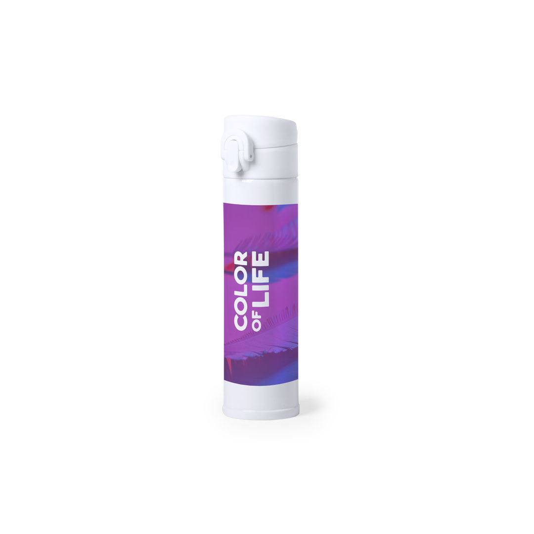 Thermoskanne Alirox 330 ml Edelstahl – doppelwandig, bedruckbar