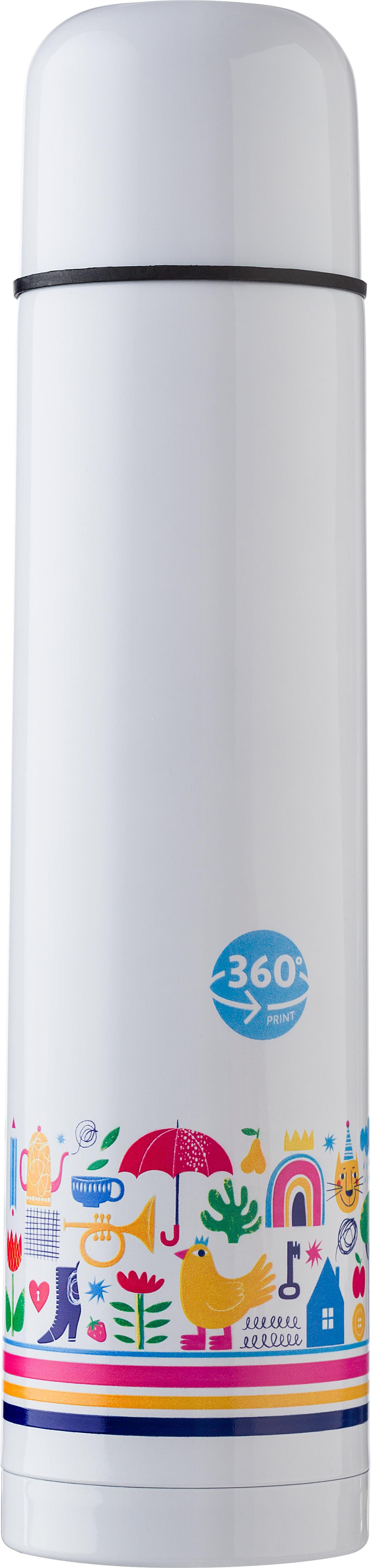 Isolierkanne Edelstahl Quentin, doppelwandig, 1 l, bedruckbar