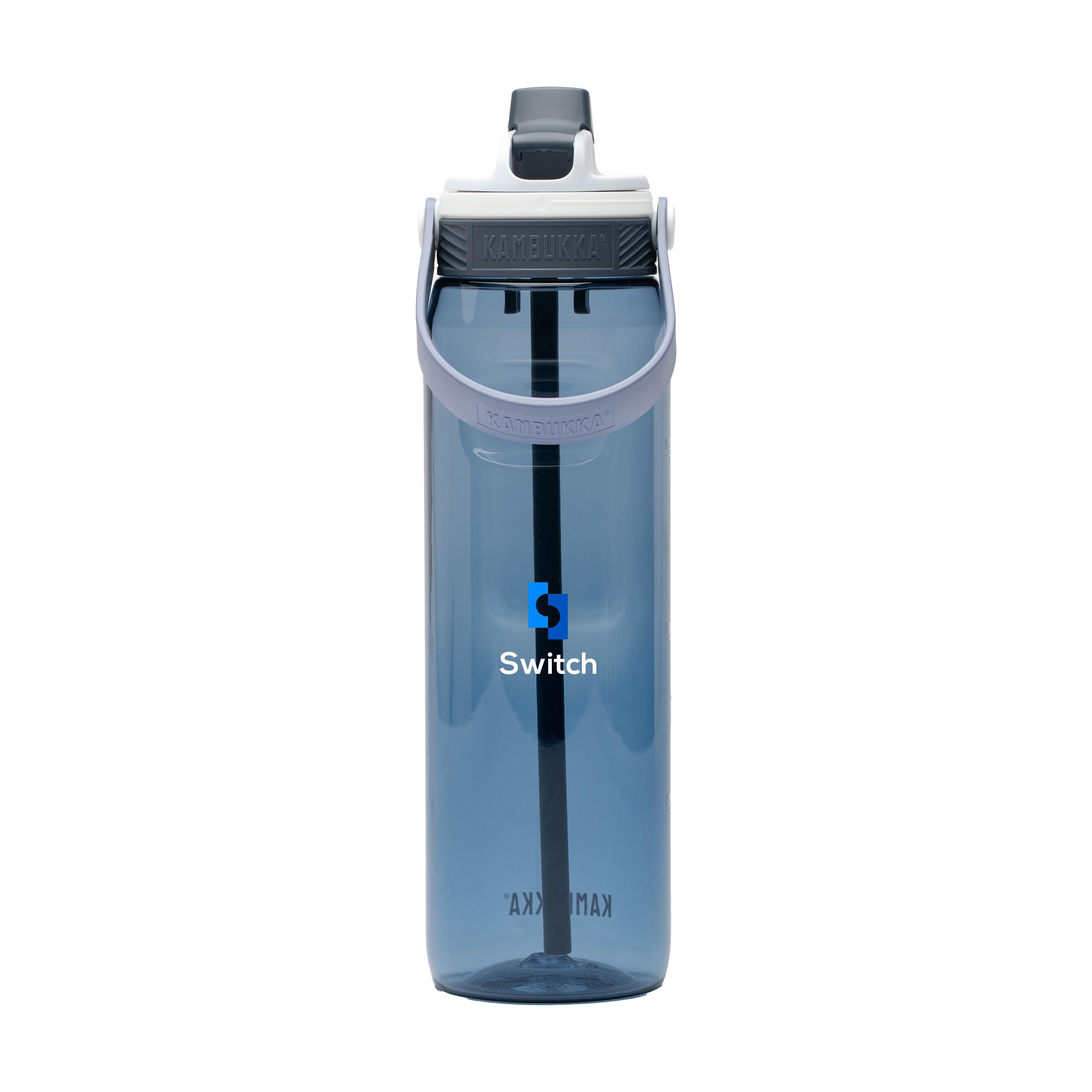 Kambukka® Dupla Hydrated Trinkflasche 1 L Tritan mit Strohhalm bedruckbar