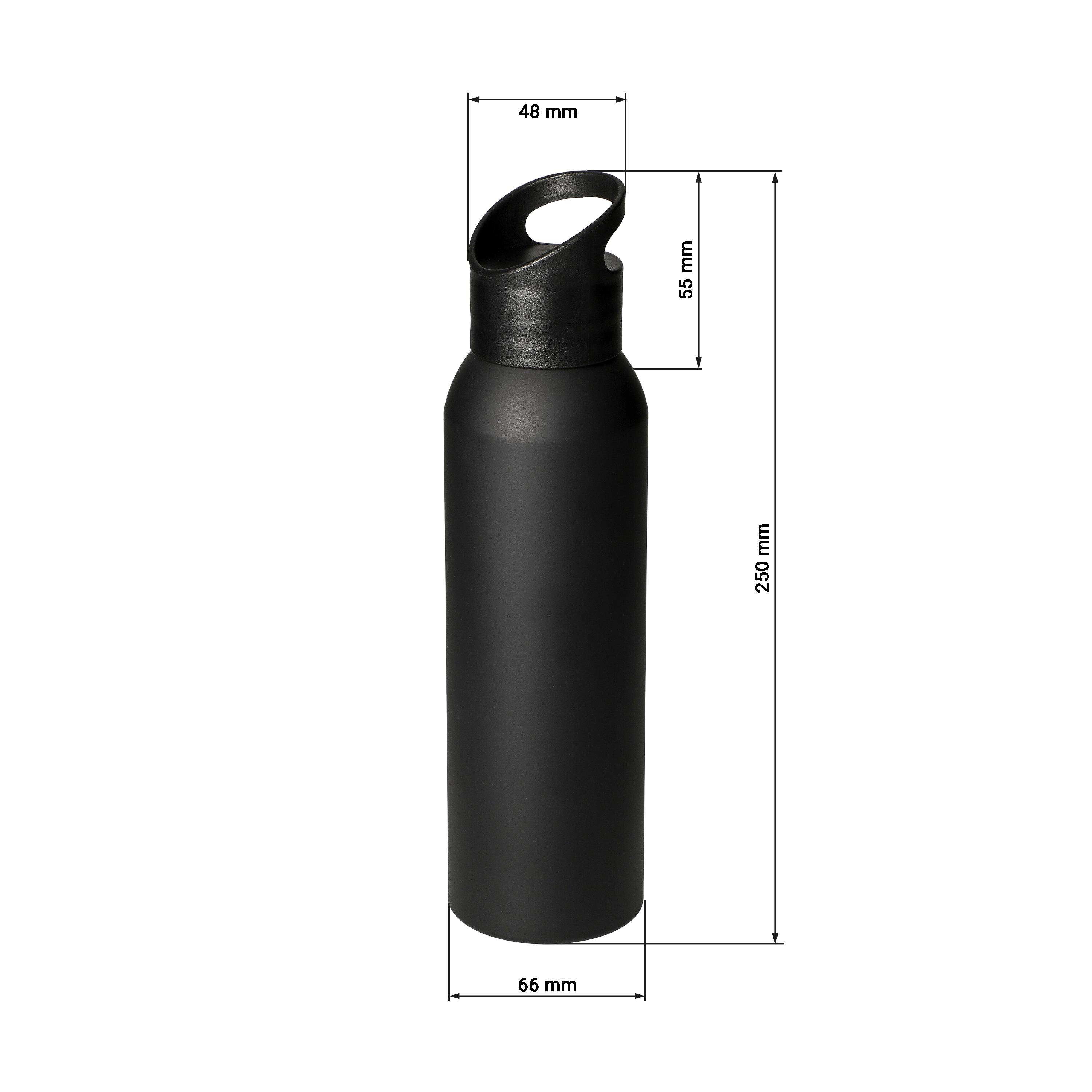 Aluminiumflasche Houston 0,6 l – leichte Trinkflasche zum Bedrucken