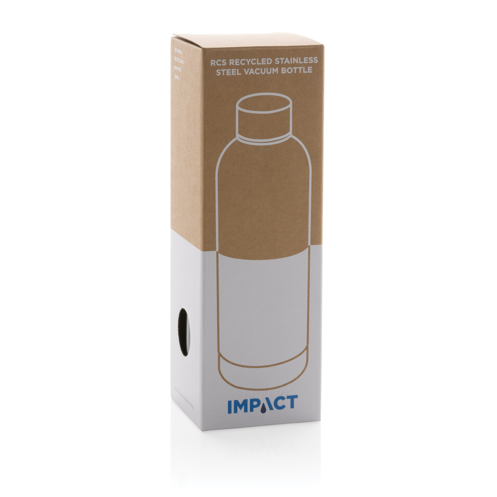 Impact Vakuumflasche 500 ml recycelter Edelstahl RCS – bedruckbar