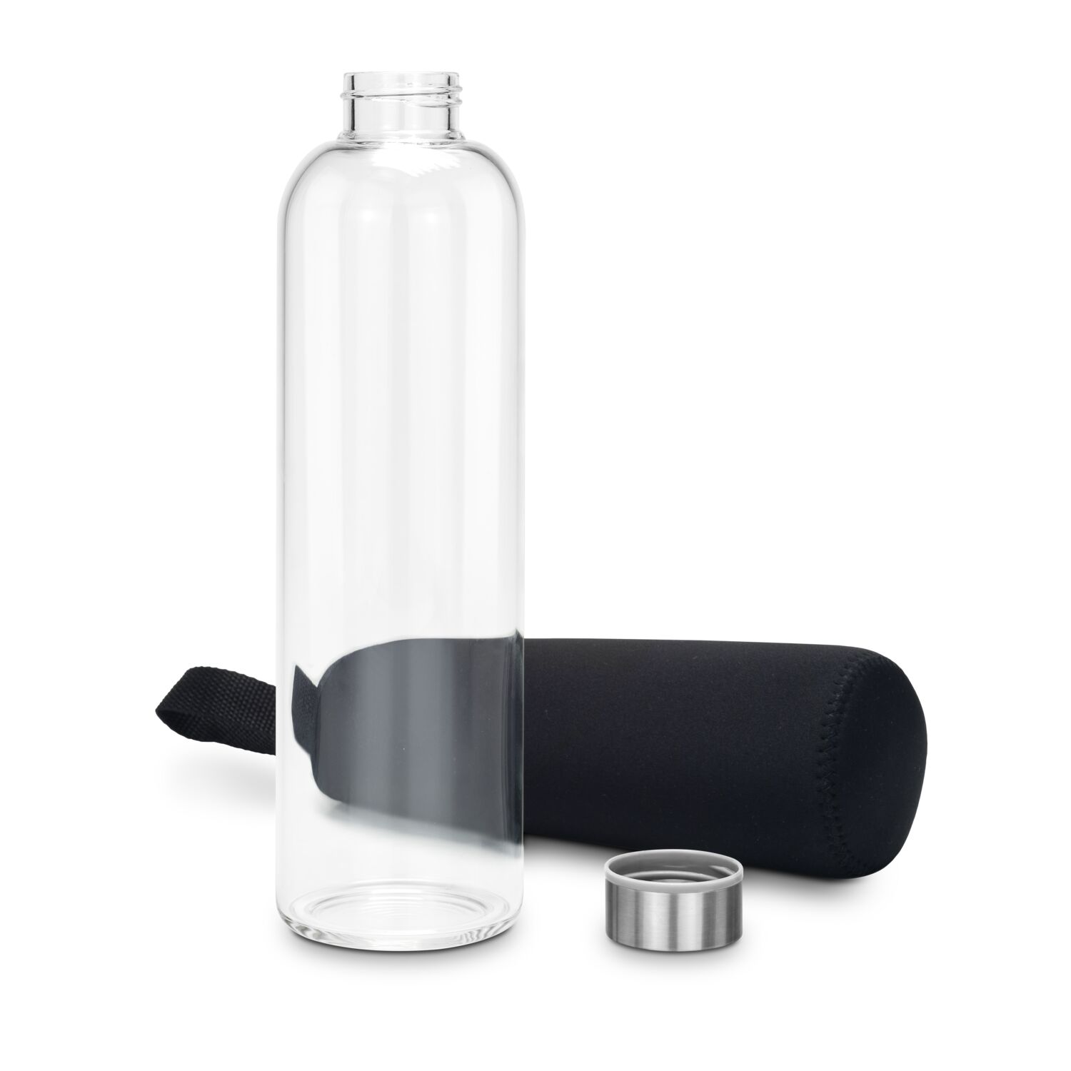 Glaskaraffe Pura 1.000 ml ROMINOX® - Borosilikatglas bedruckbar