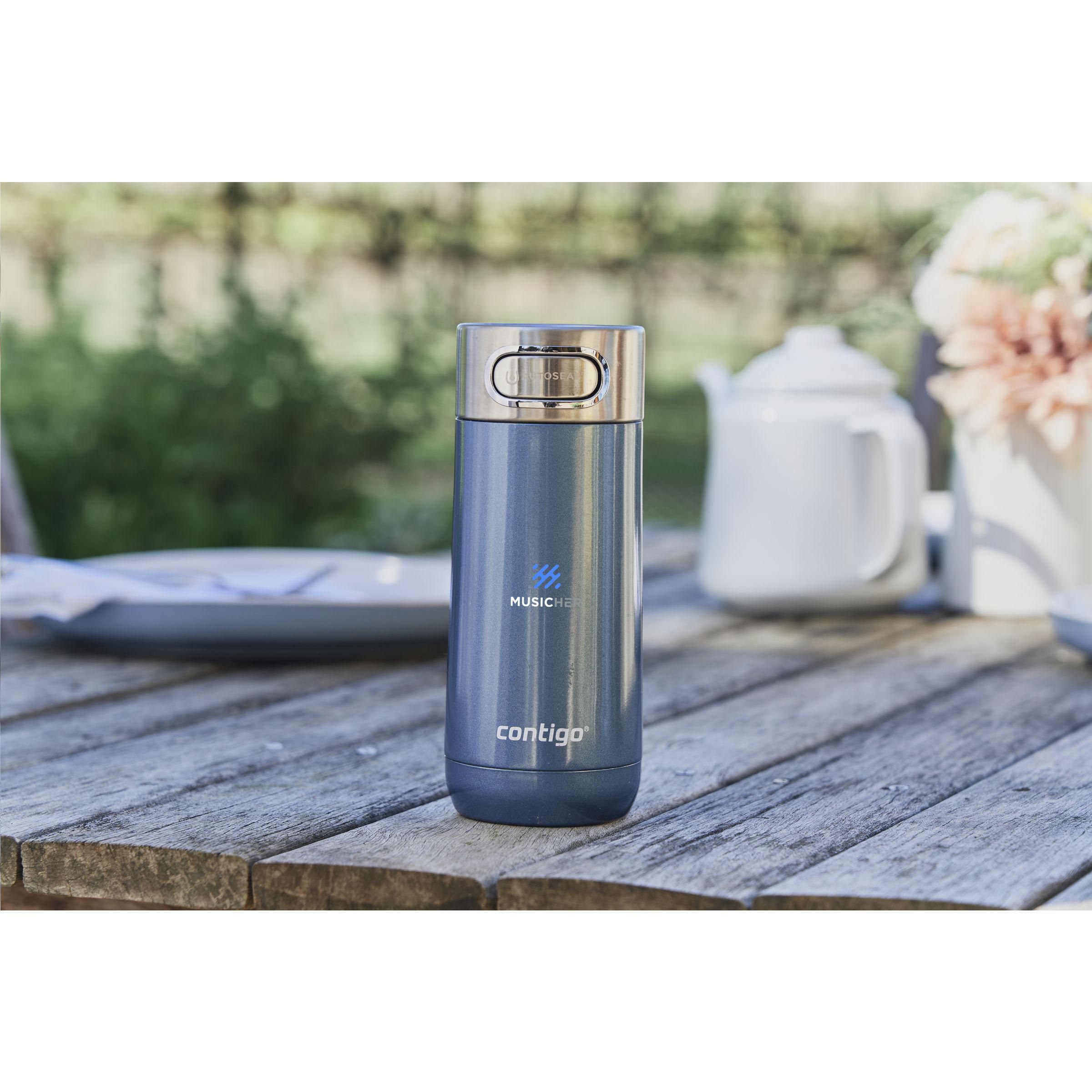 Contigo® Luxe AUTOSEAL® Thermobecher 360 ml, Edelstahl bedruckbar