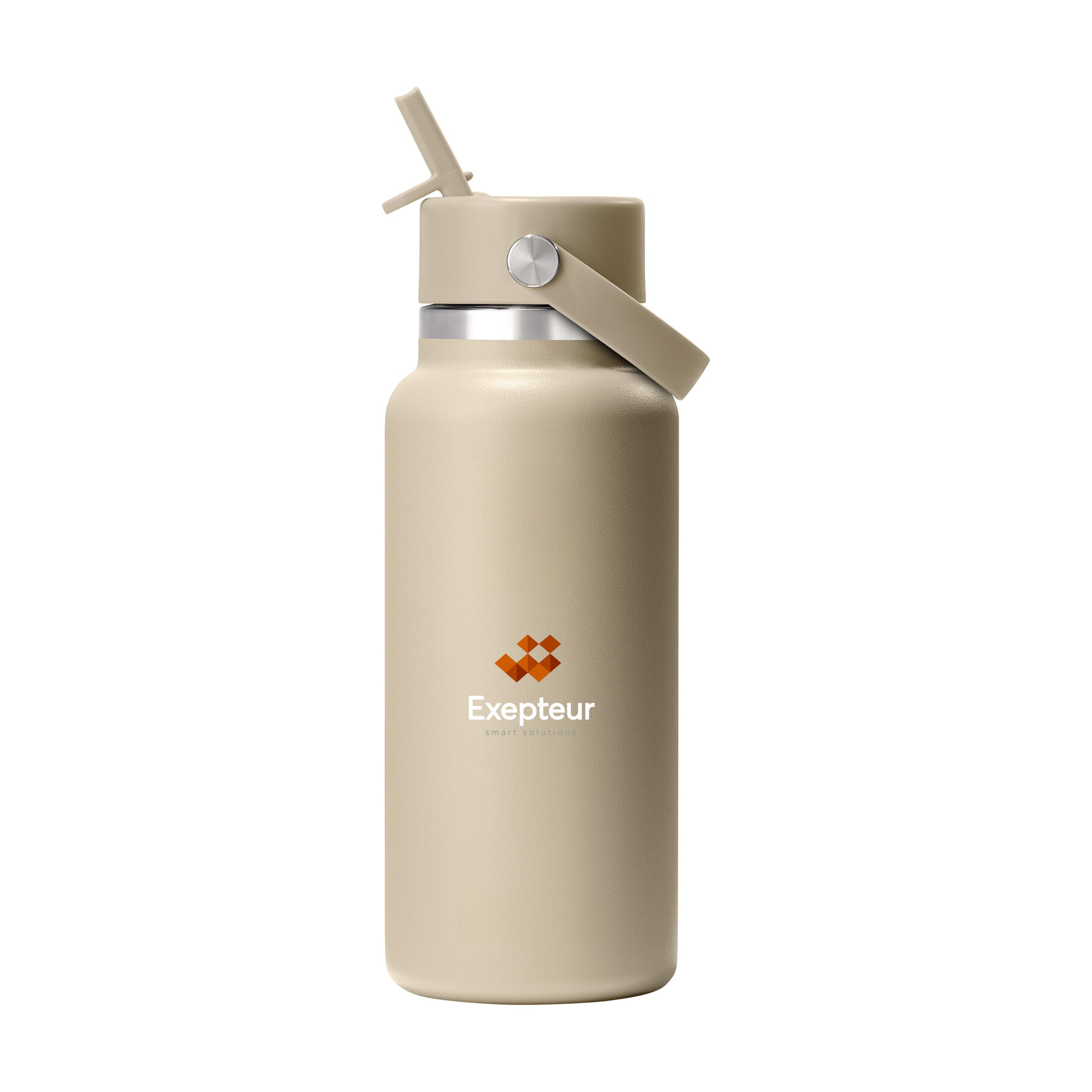 Hydro Flask Wide Mouth Edelstahl-Trinkflasche 946 ml mit Strohhalm