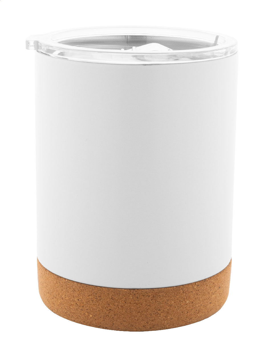 Thermobecher Corgox 330 ml – Edelstahl mit Korkfuß, bedruckbar