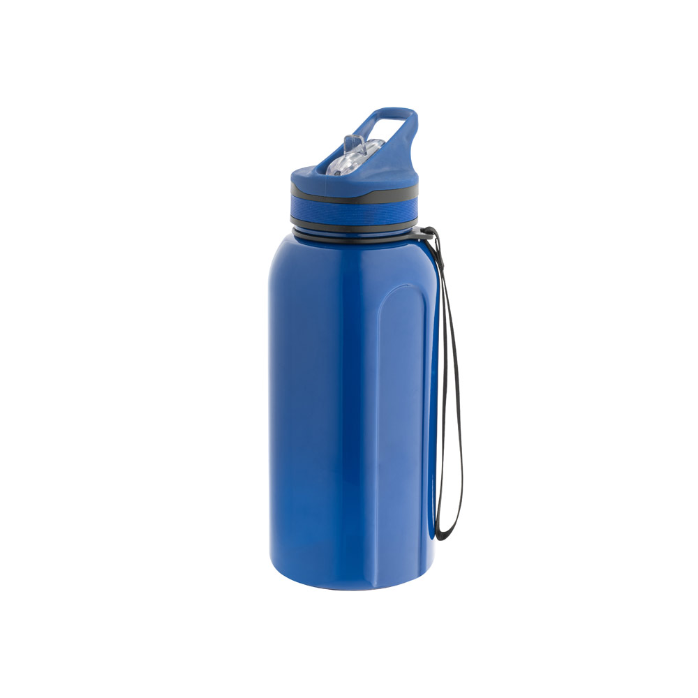 Sportflasche TYSON 1230 ml aus PETG mit Strohhalm, bedruckbar