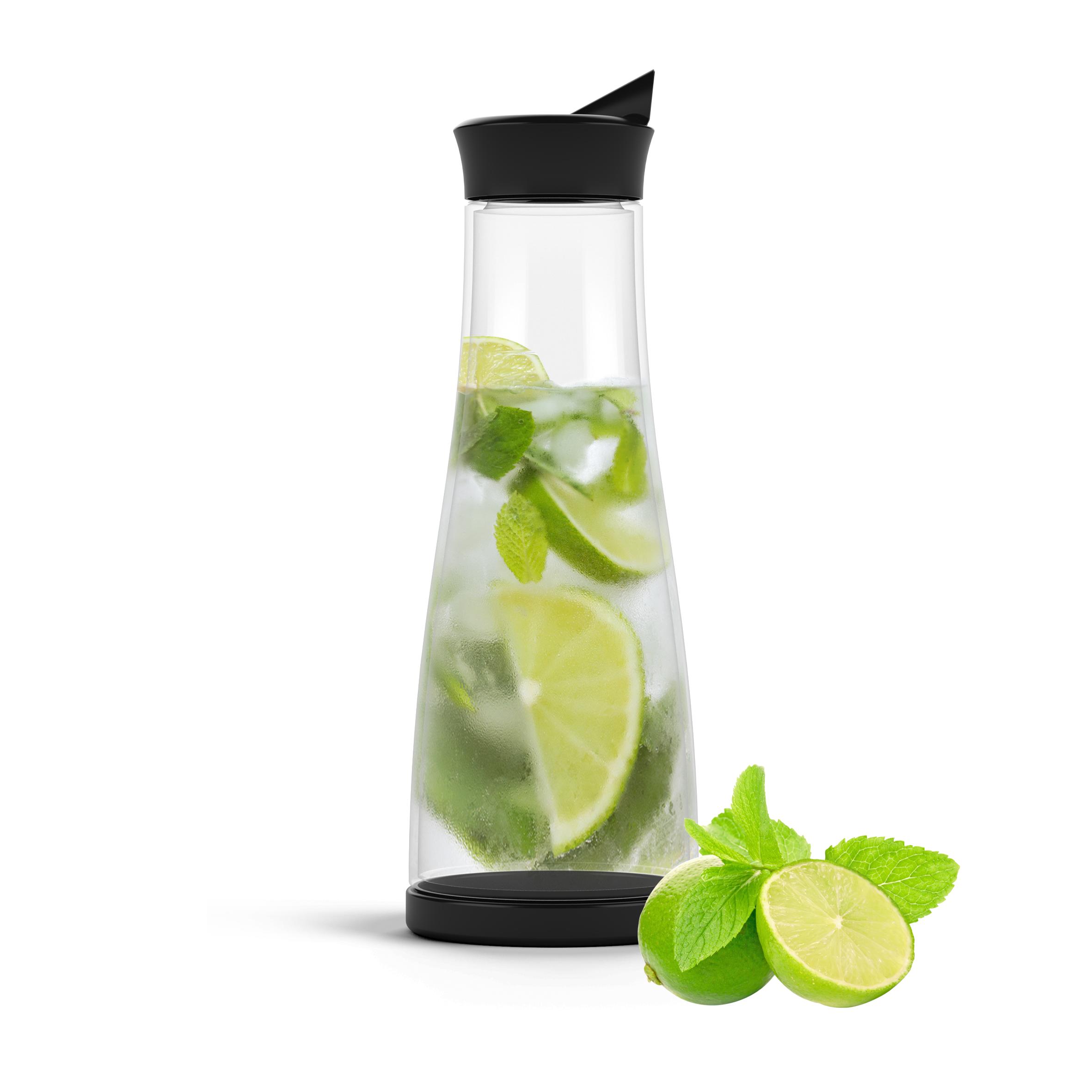 Glaskaraffe "Fresh" 1,0 l aus Soda-Lime-Glas – bedruckbar als Werbeartikel