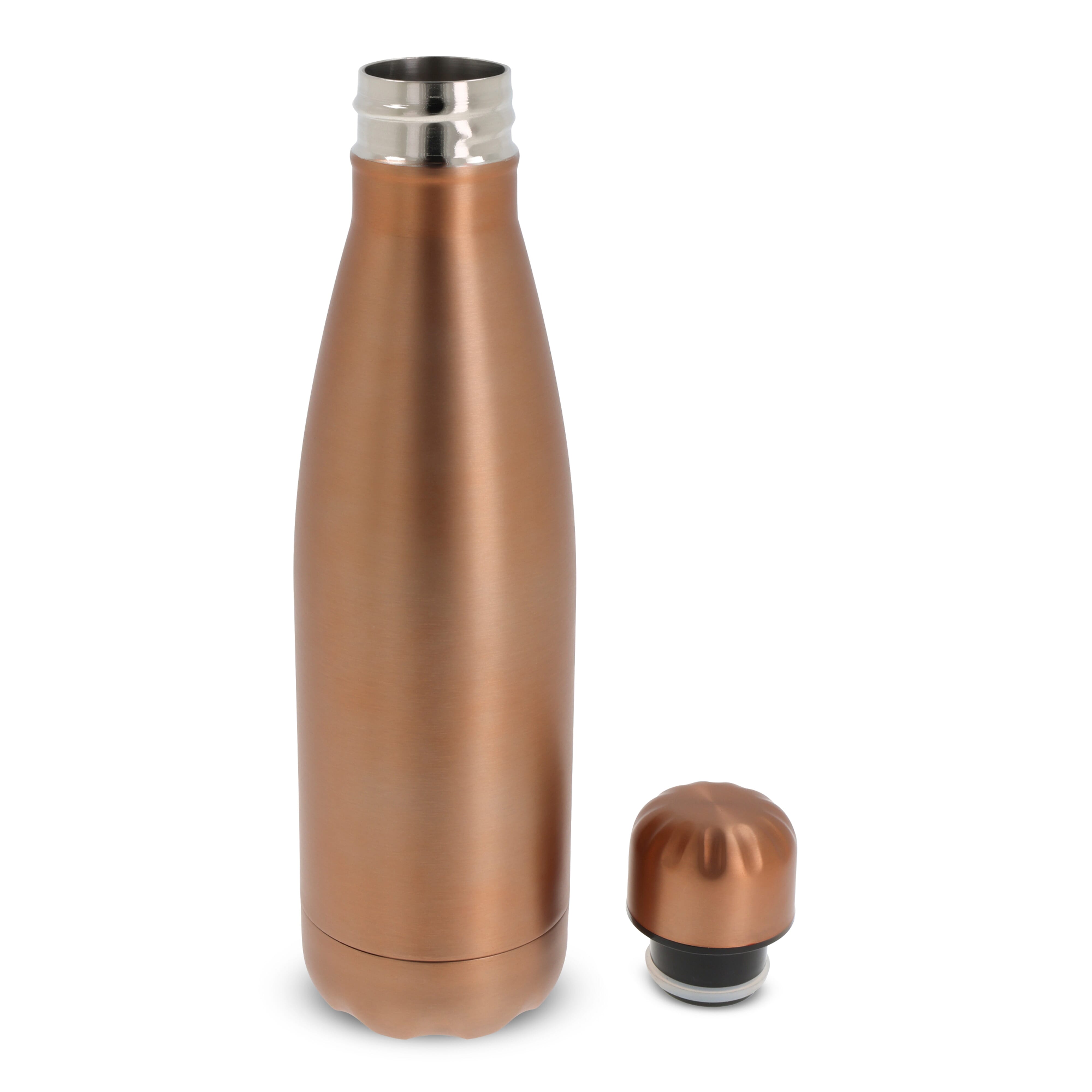 Edelstahl-Trinkflasche Swing Metallic 500ml, doppelwandig & bedruckbar